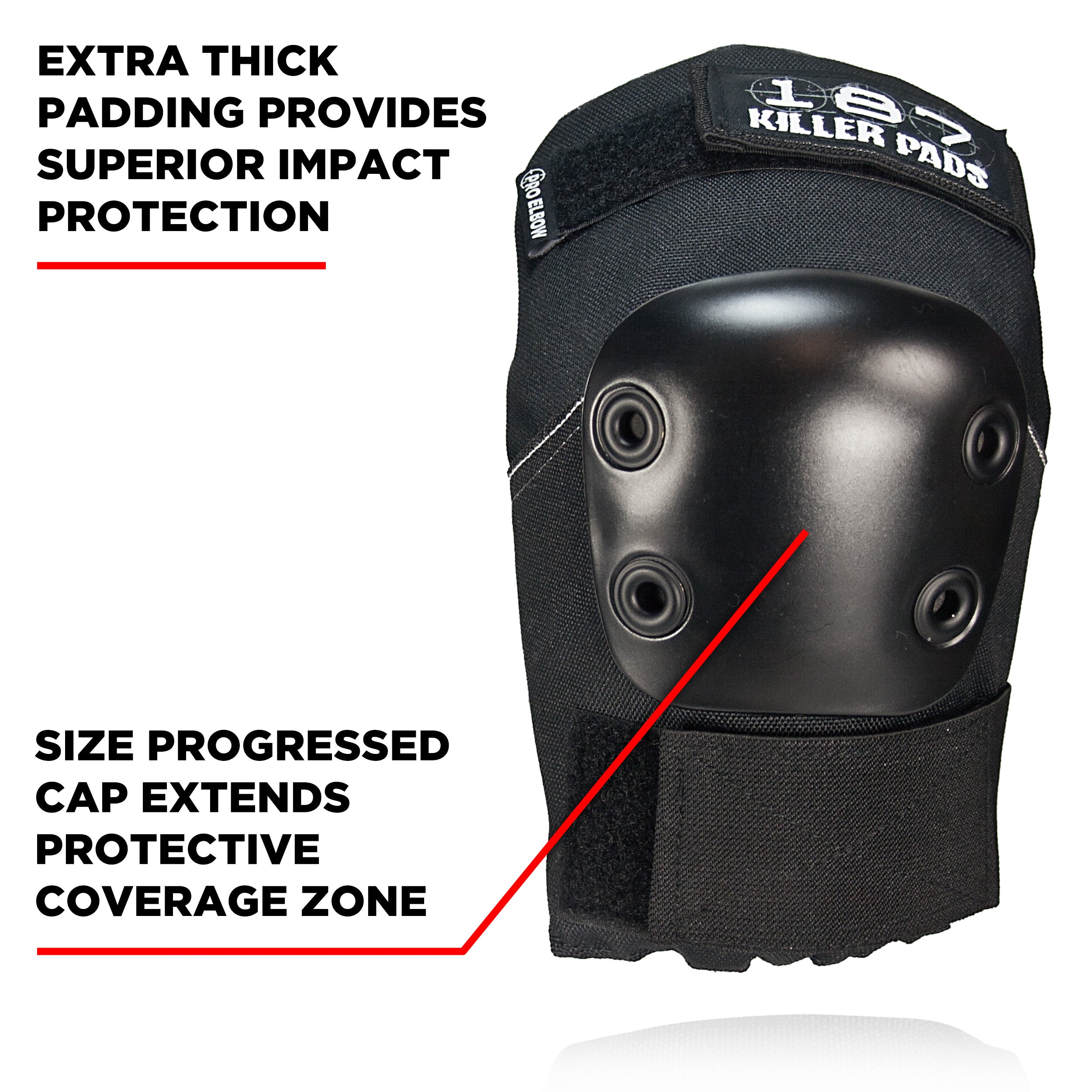 187-killer-pads-pro-coudi-re-elbow-pad-black image 3