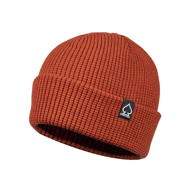 pro-tec-patch-cuff-snow-beanie-bonnet-hiver-orange-br-l image 1