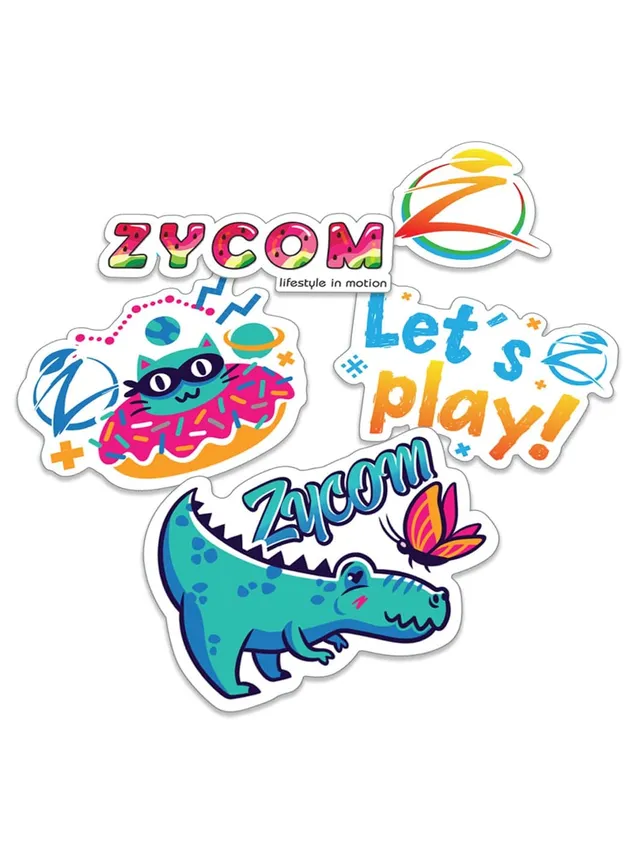 zycom-sticker-pack-lot-de-5-stickers-enfant image 1