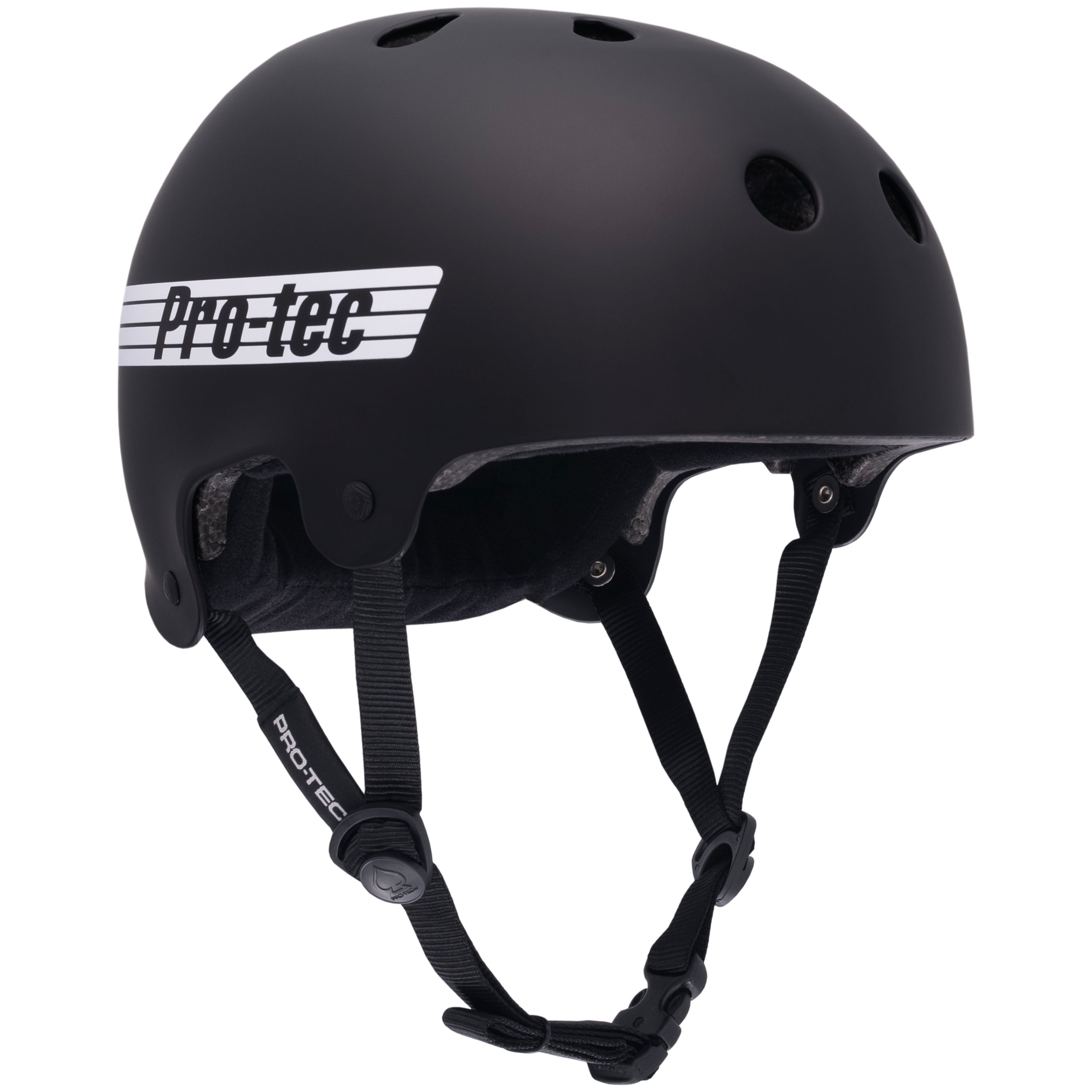 pro-tec-old-school-low-pro-casque-certifi-noir-mat image 1
