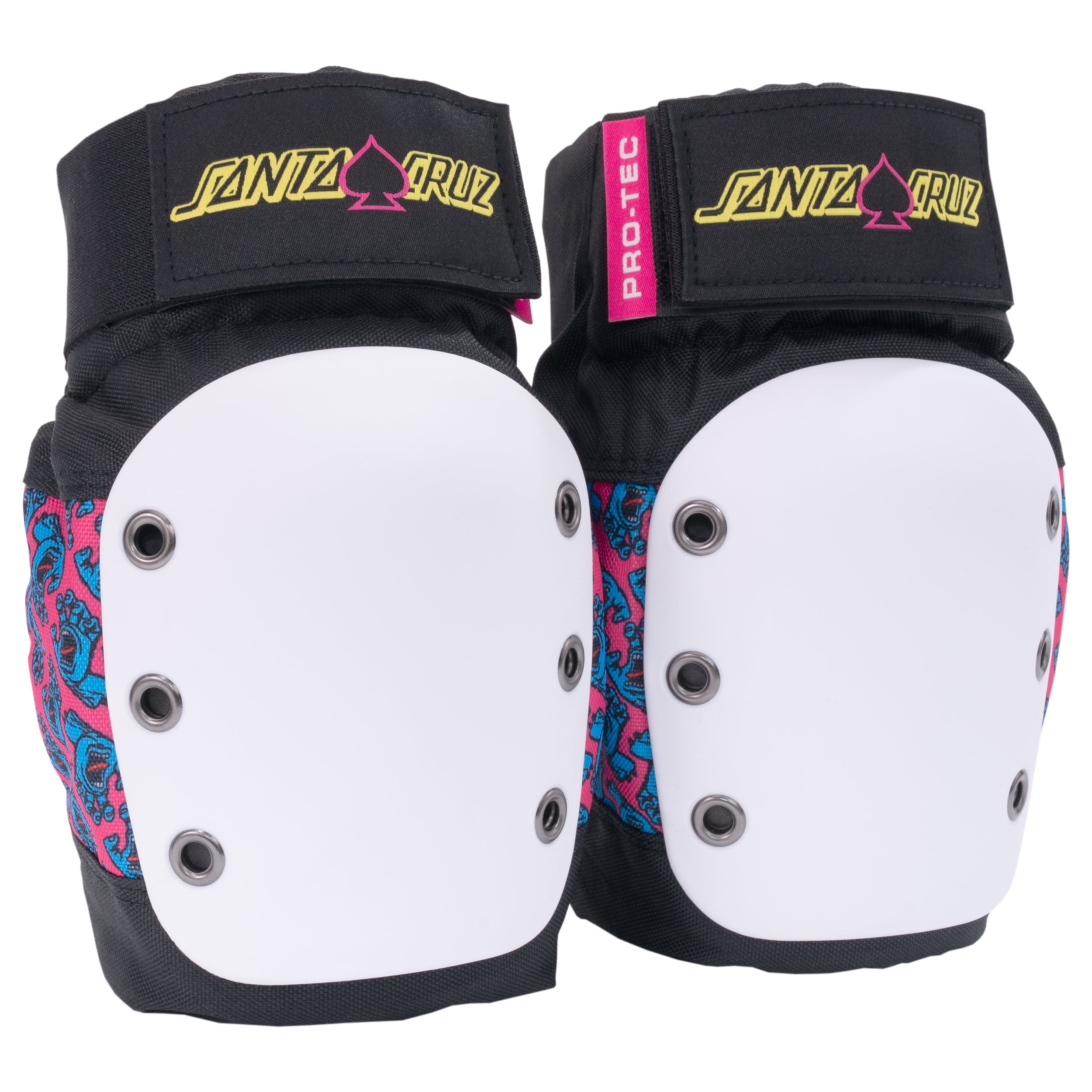 pro-tec-street-gear-3-pack-pad-set-dition-santa-cruz-screaming-hand image 2