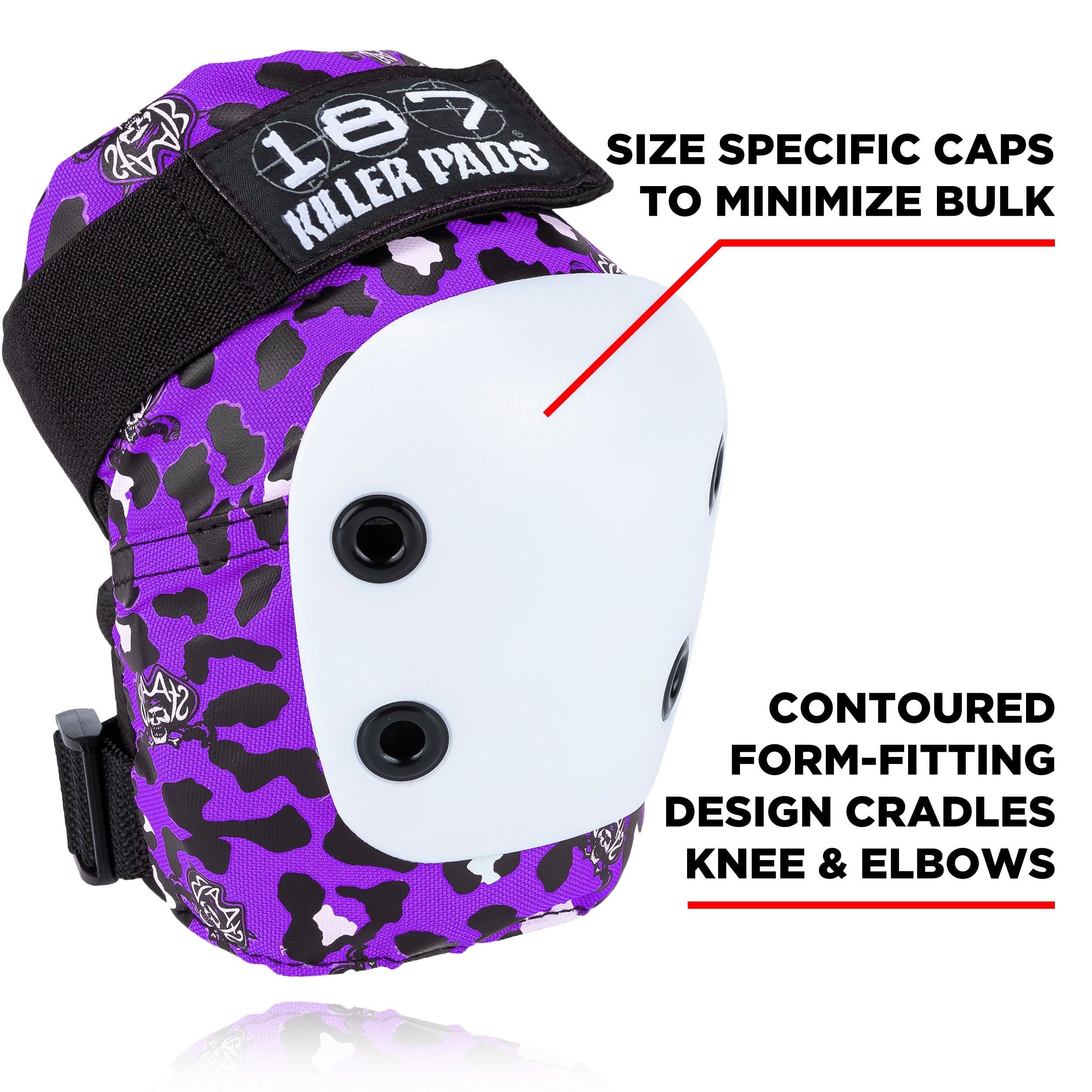 187-killer-pads-kids-six-pack-junior-staab-purple image 2