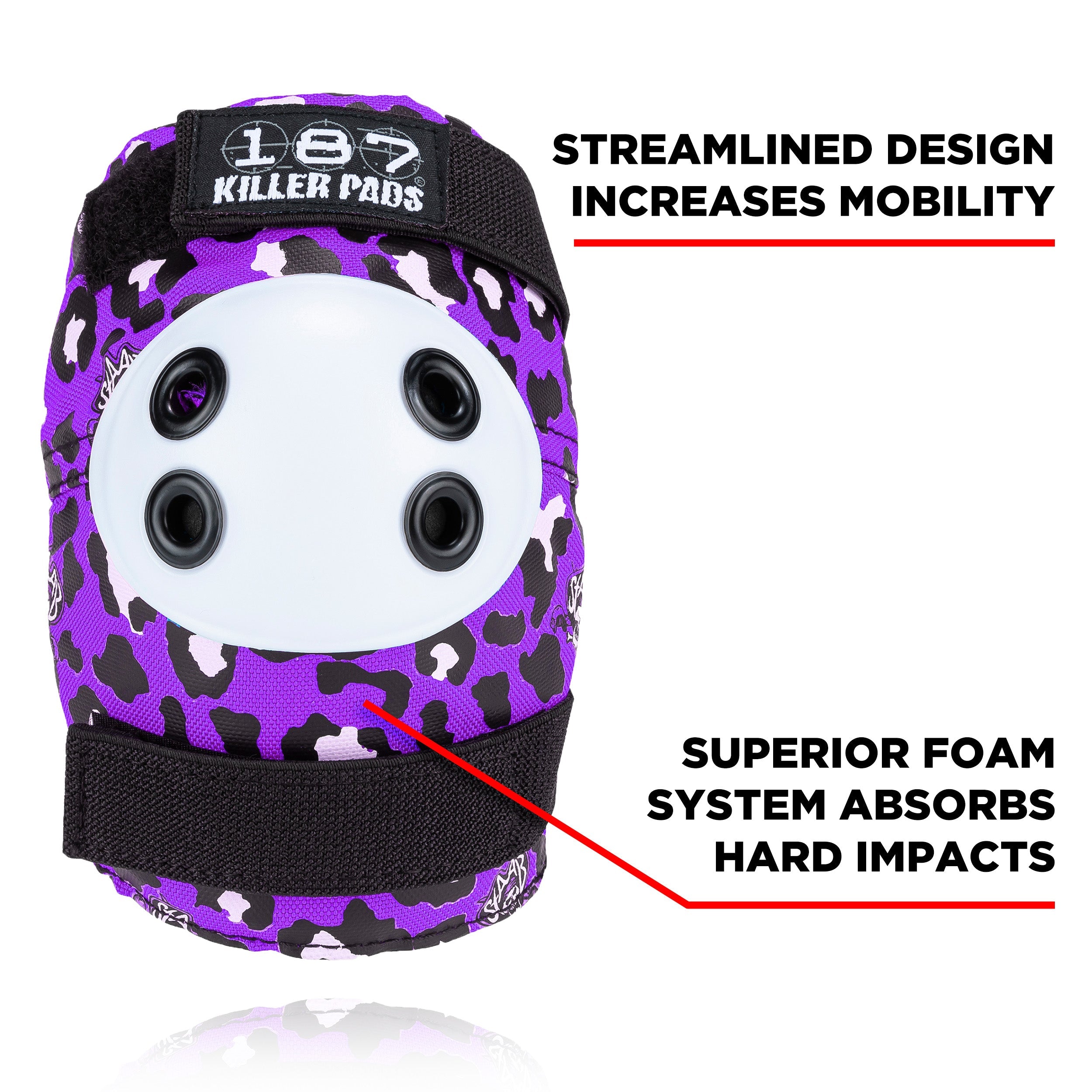 187-killer-pads-kids-six-pack-junior-staab-purple image 3