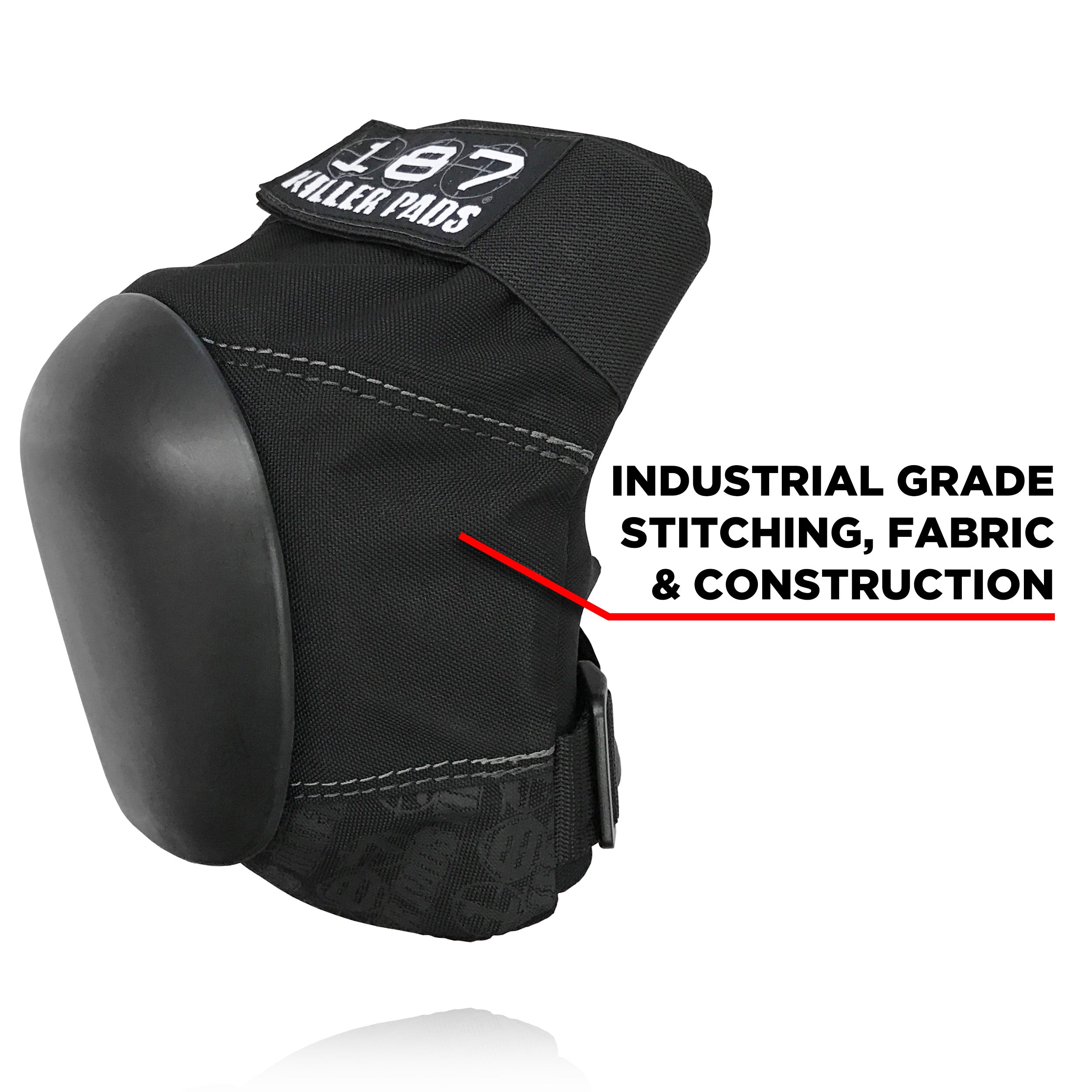 187-killer-pads-pro-knee-pad-genouill-re-skatepark-noir image 3