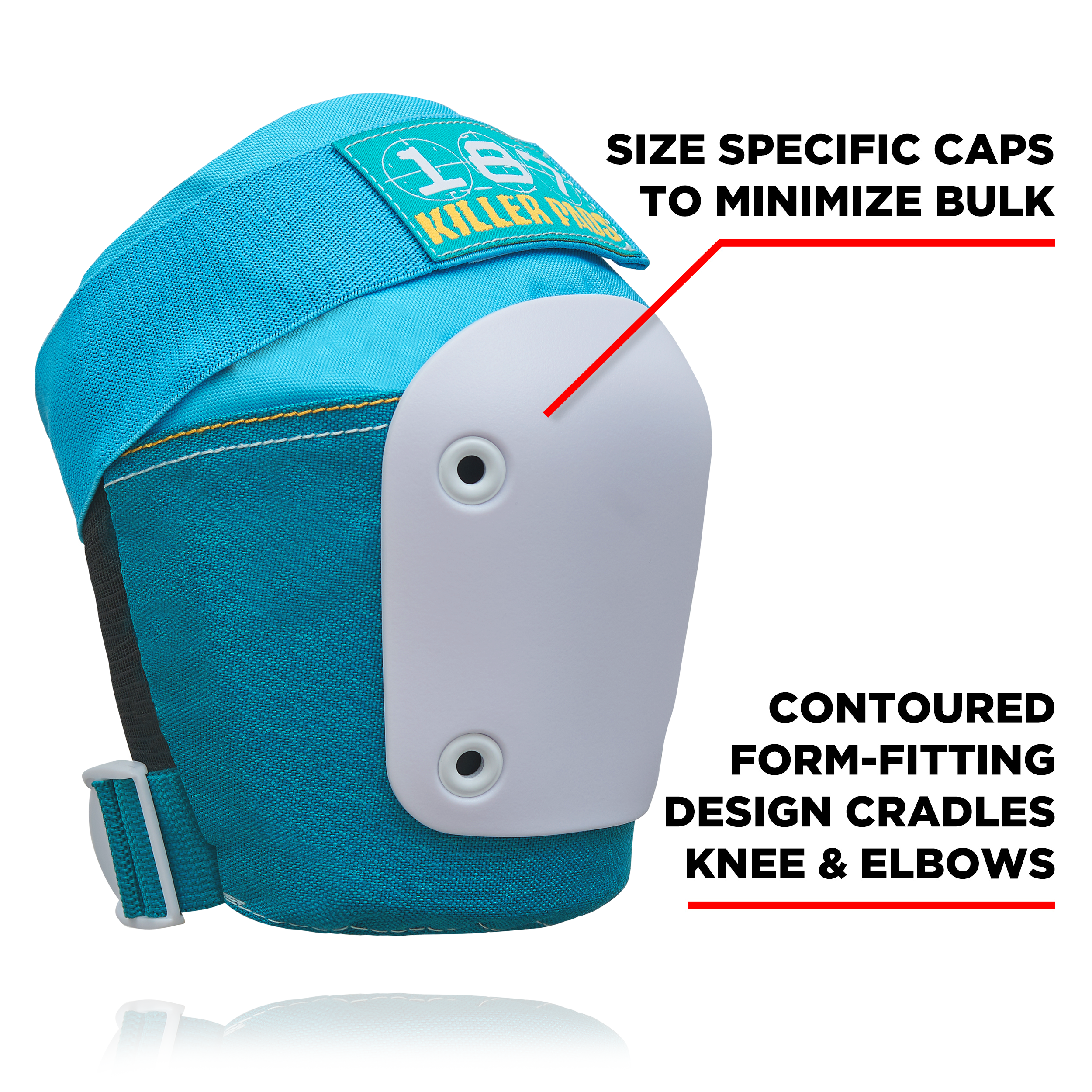 187-killer-pads-kids-six-pack-junior-teal image 2