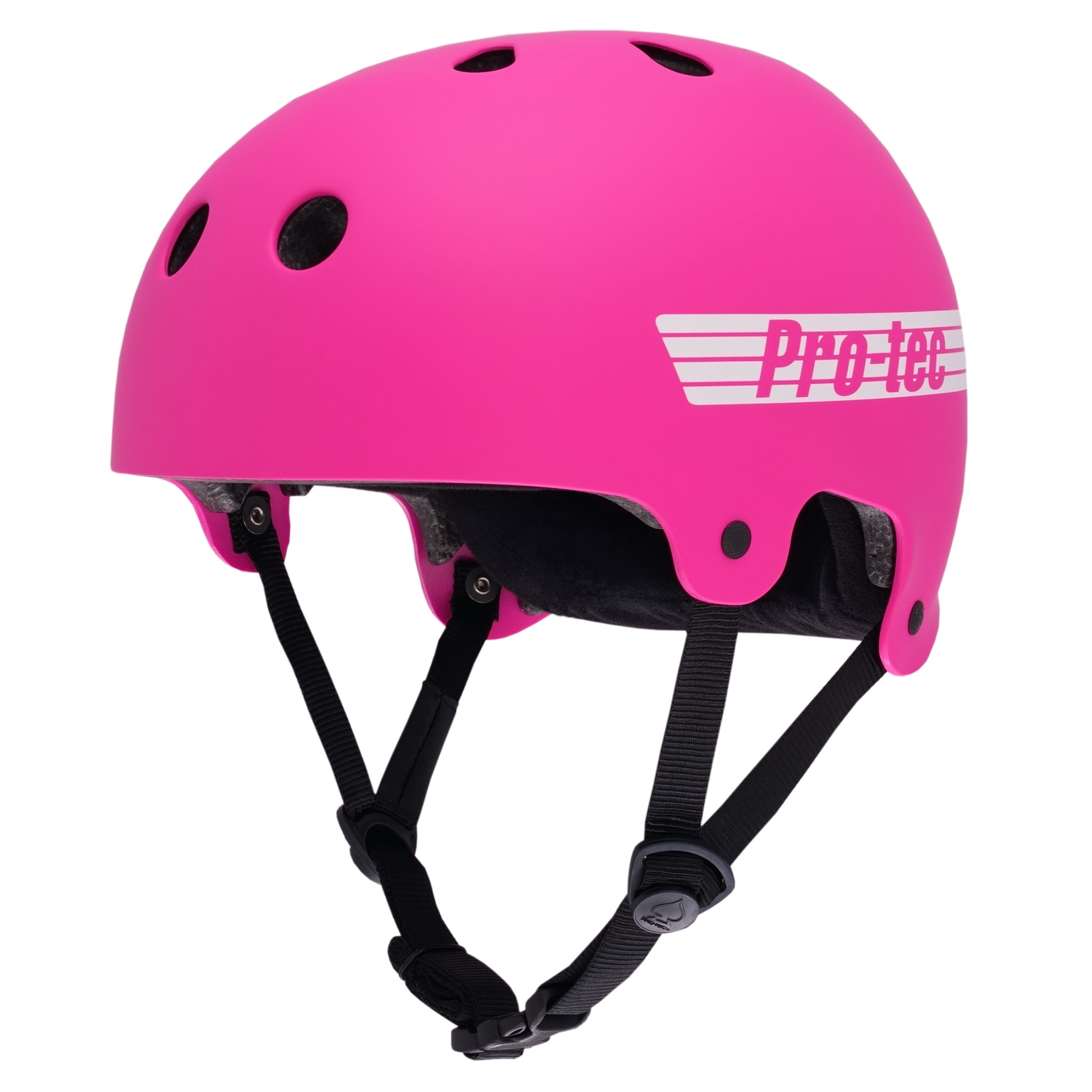 pro-tec-old-school-low-pro-casque-certifi-rose-mat image 3