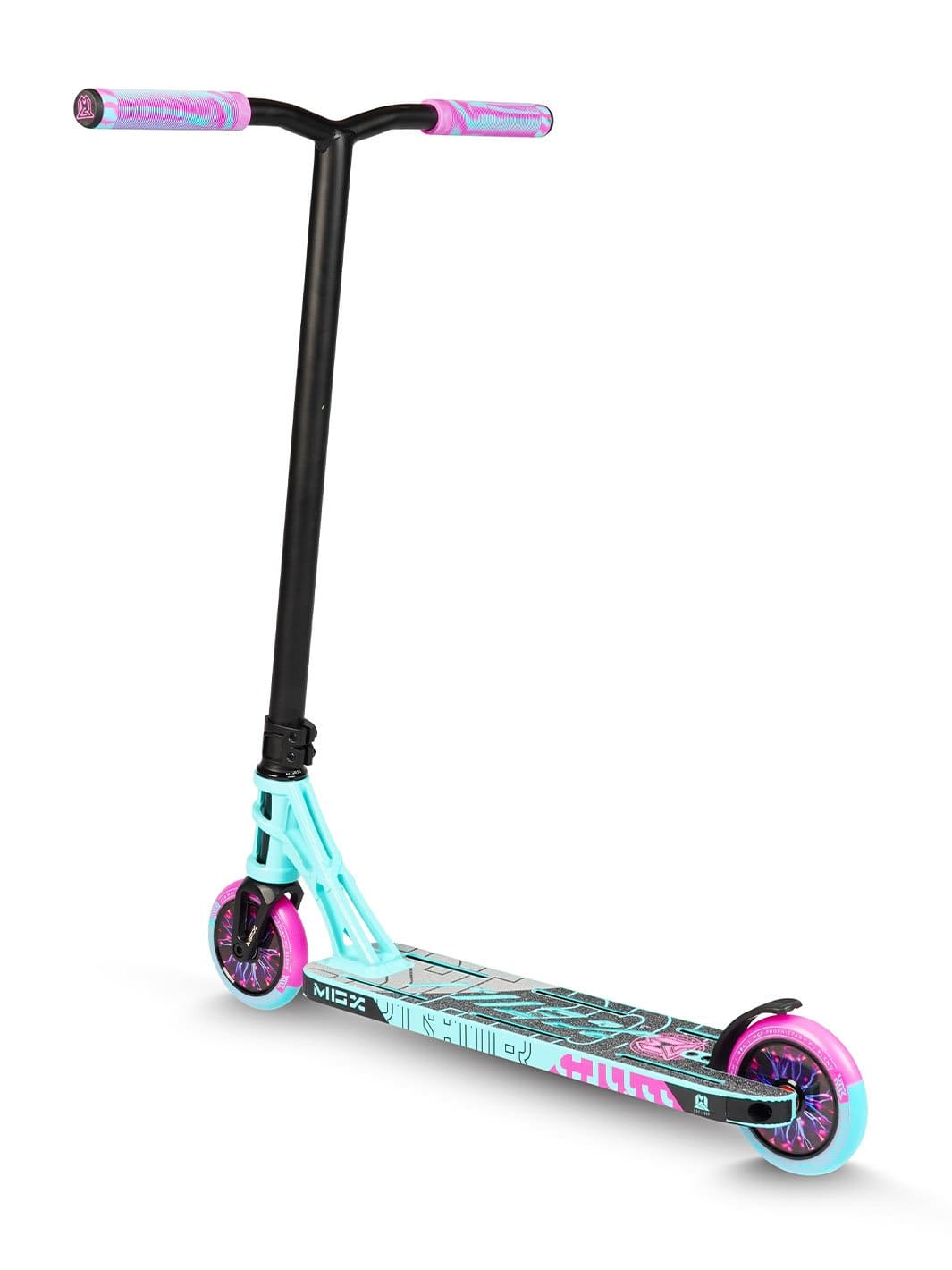 madd-gear-mgx-p1-trottinette-freestyle-teal-pink image 2