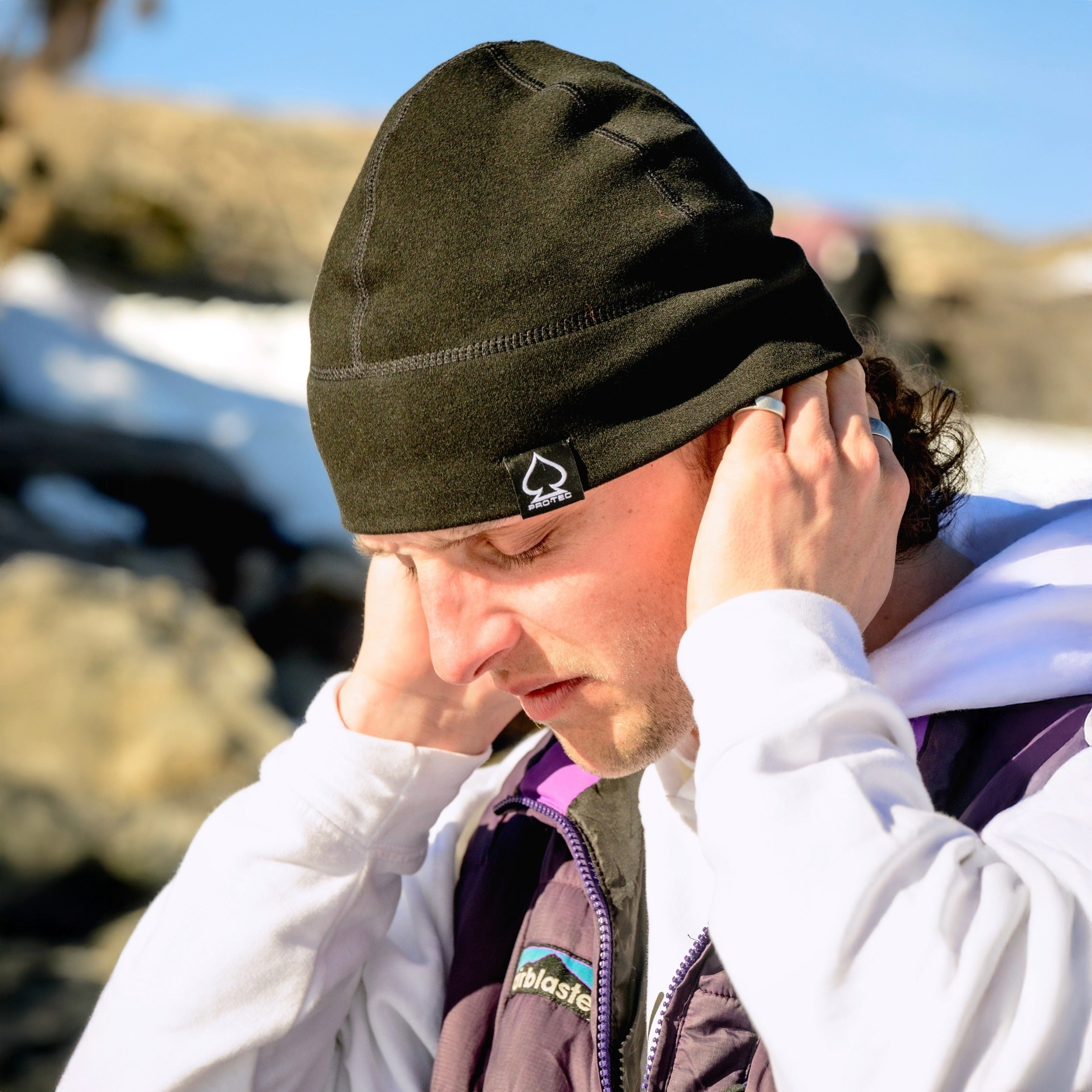 pro-tec-edge-snow-under-helmet-cap-bonnet-fin-sous-casque-noir image 4