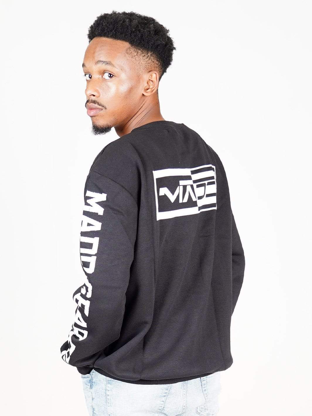 madd-gear-mg-crew-neck-sweatshirt-sweat-noir image 5