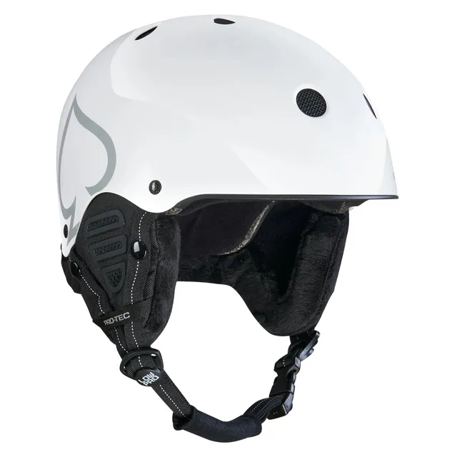 pro-tec-low-pro-snow-casque-certifi-blanc-brillant image 1