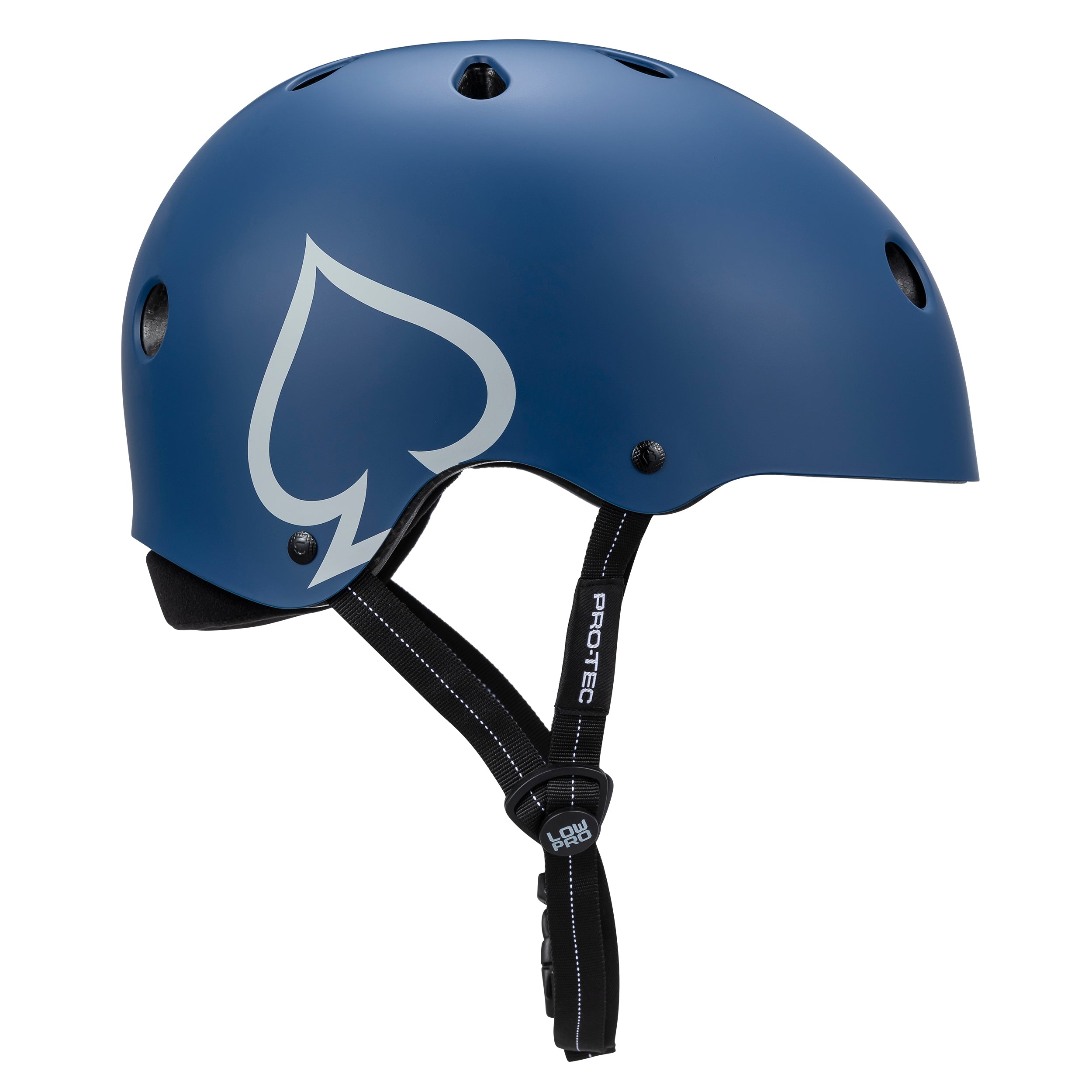 pro-tec-low-pro-casque-certifi-bleu-mat image 2