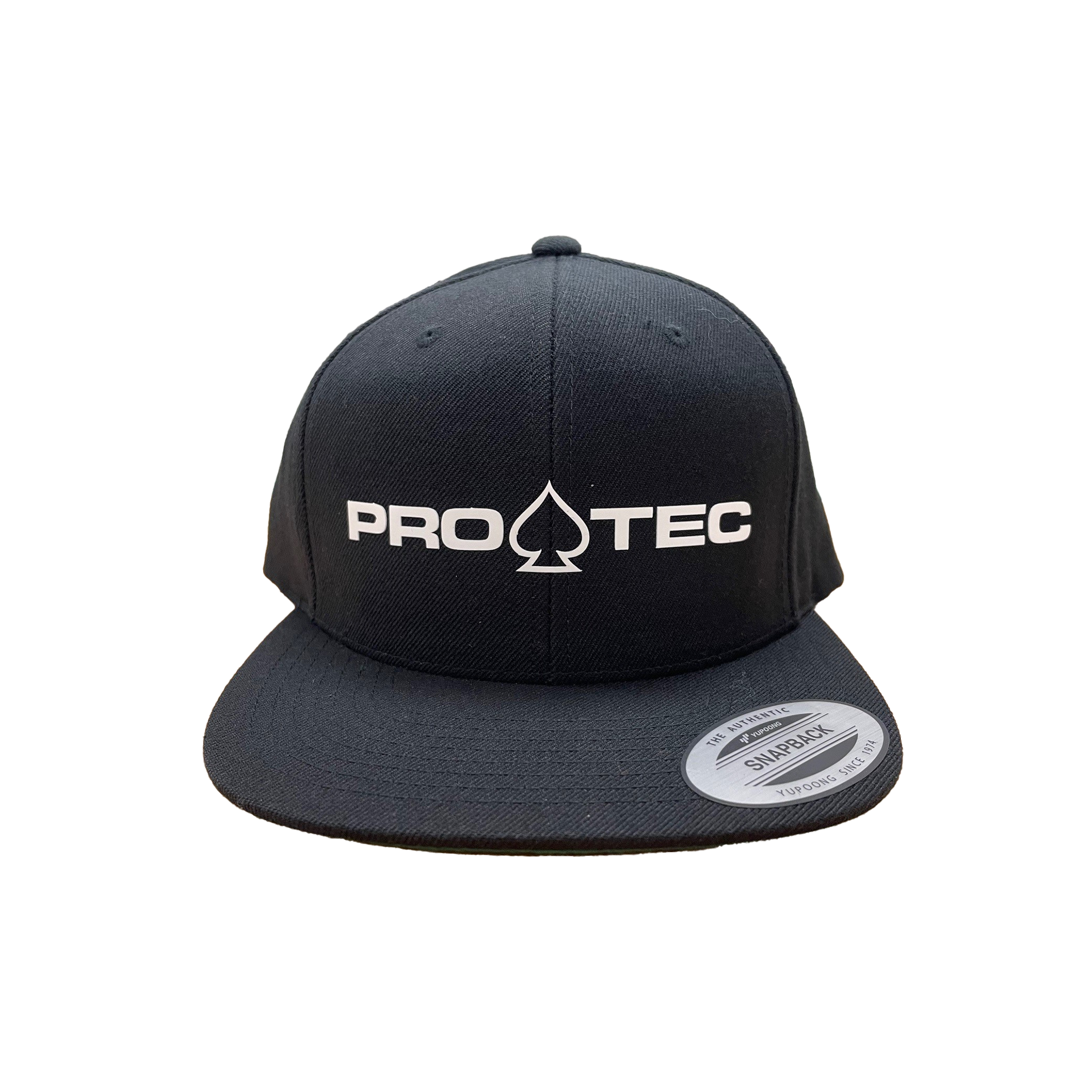 pro-tec-spade-flat-cap-noir-casquette-snapback image 1