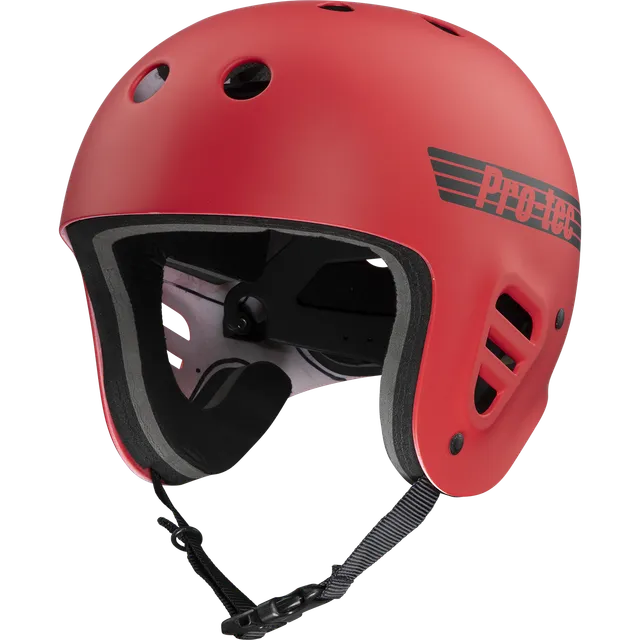 pro-tec-full-cut-water-casque-matte-bright-red-rouge-mat image 1
