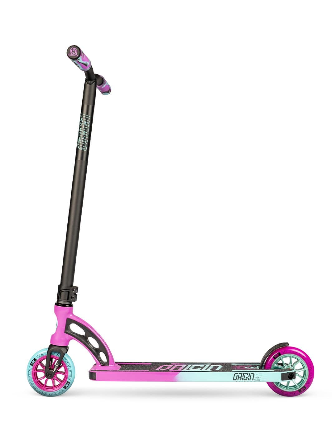 madd-gear-origin-pro-trottinette-freestyle-pink-teal image 4