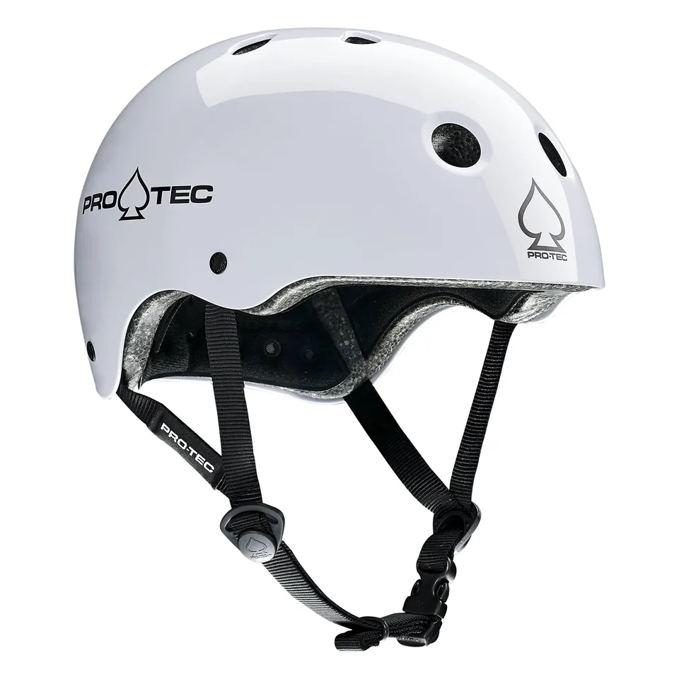 pro-tec-classic-certified-casque-skate-blanc-brillant image 1