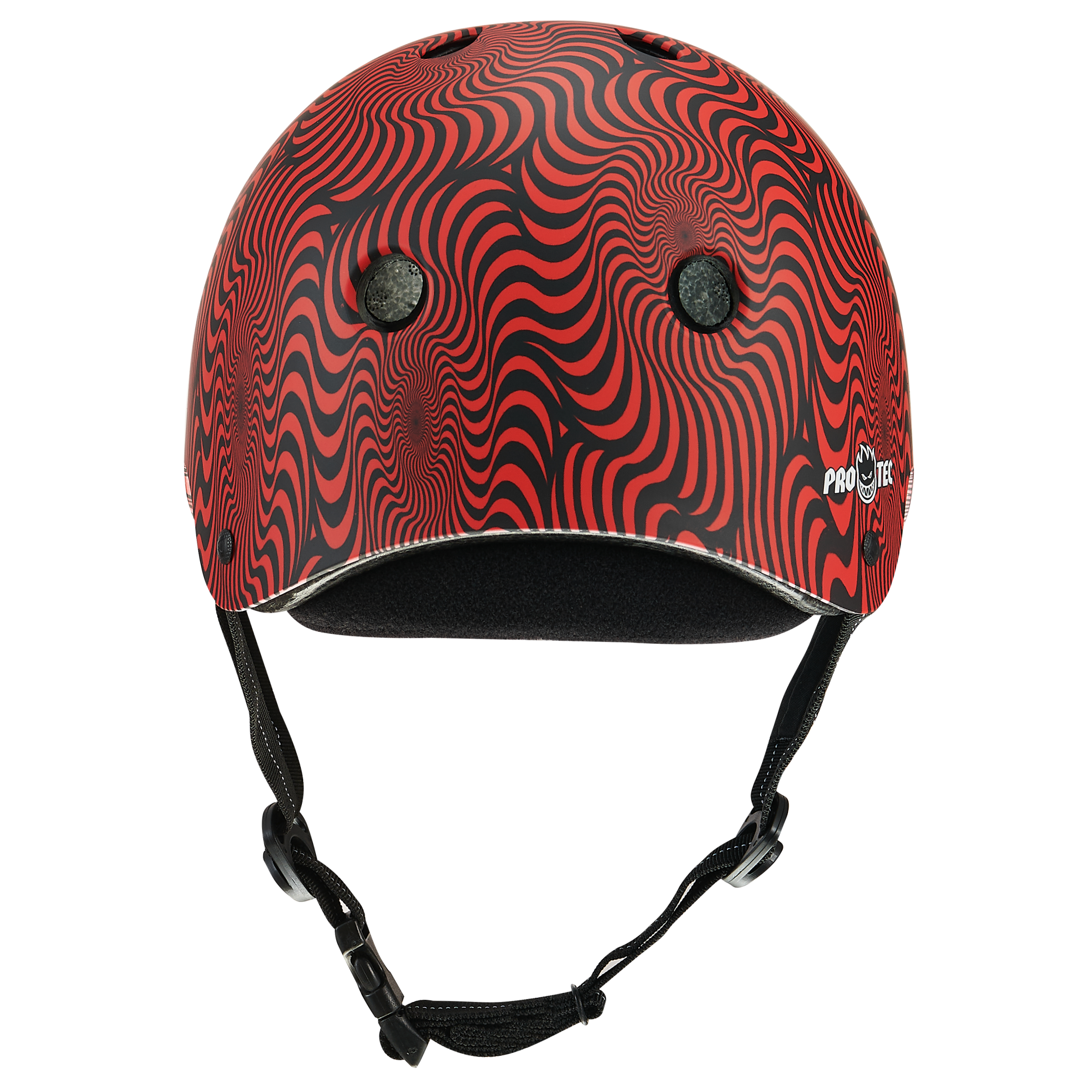 pro-tec-low-pro-certified-helmet-spitfire-edition-casque-red-swirl image 5