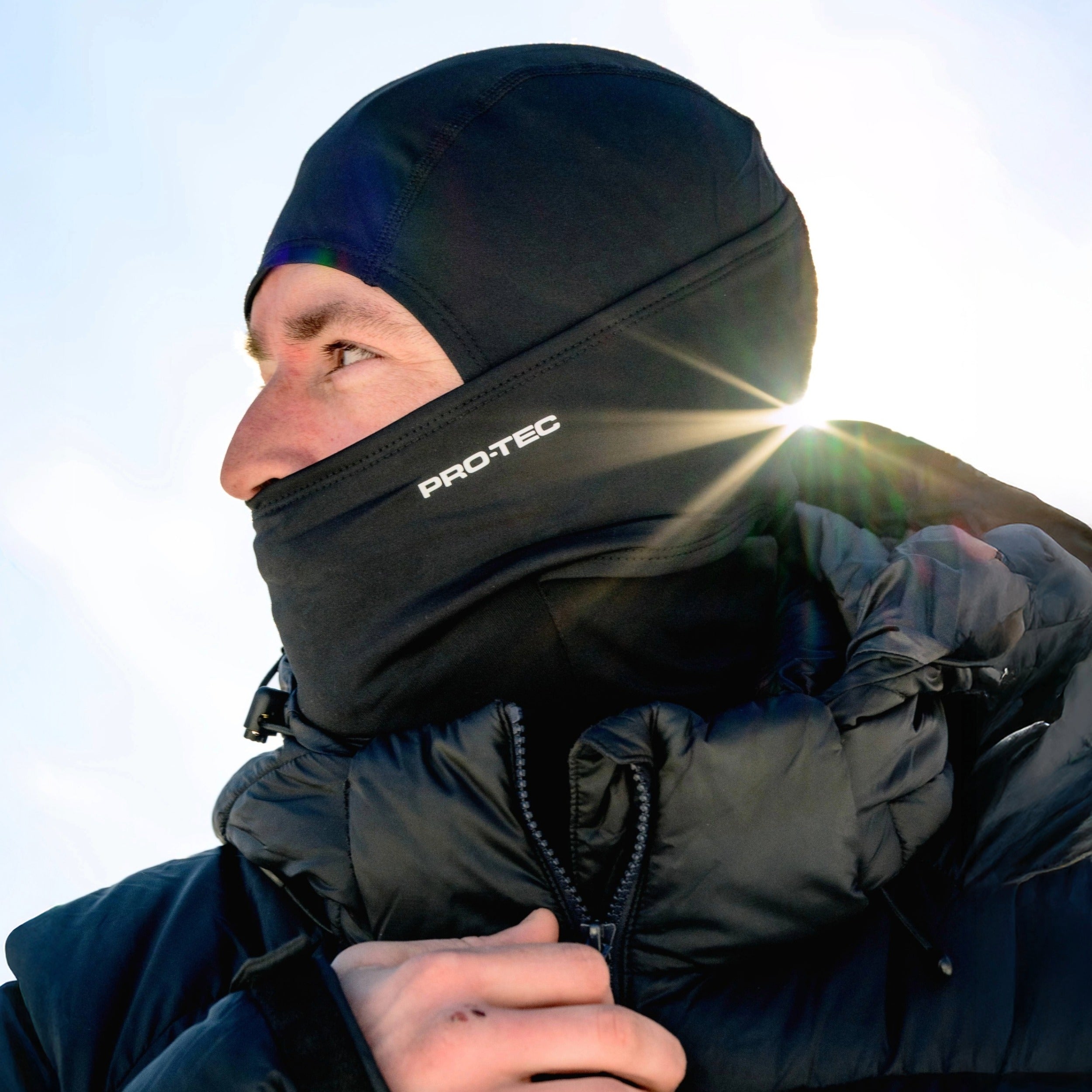 pro-tec-regulator-snow-cagoule-balaclava-noir image 6