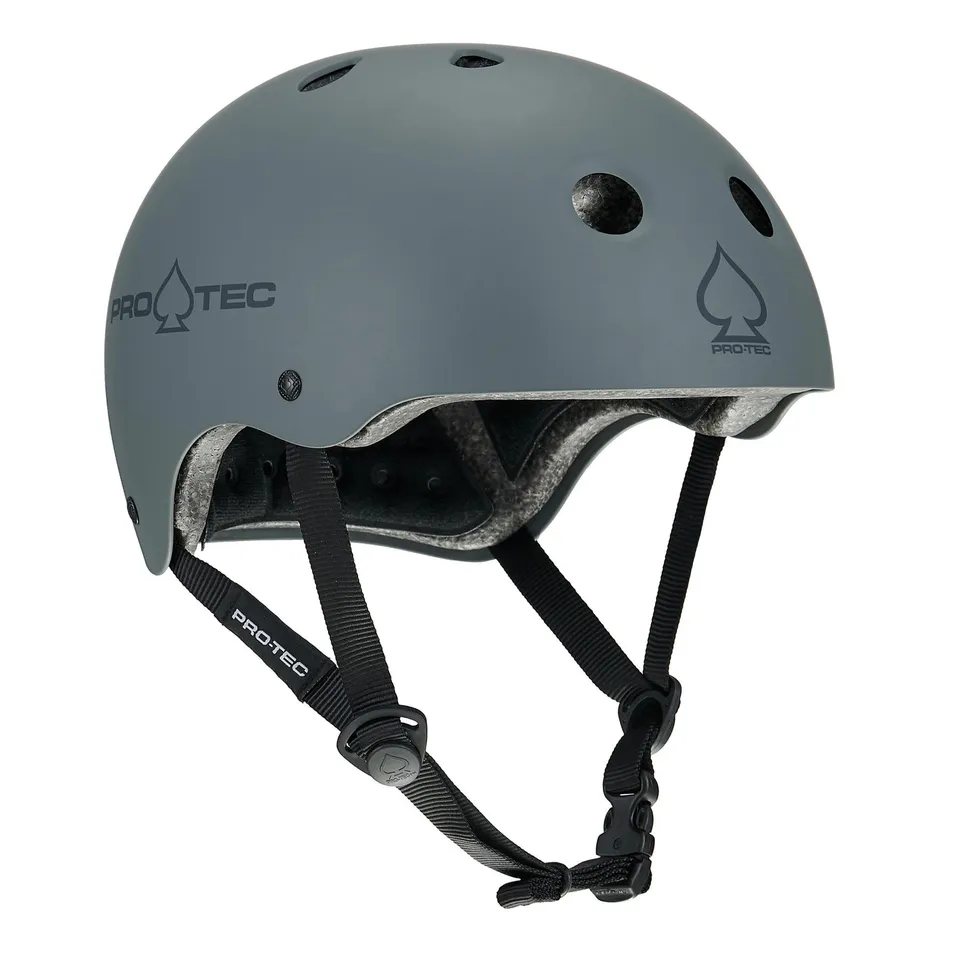 pro-tec-classic-certified-casque-skate-matte-gray image 1