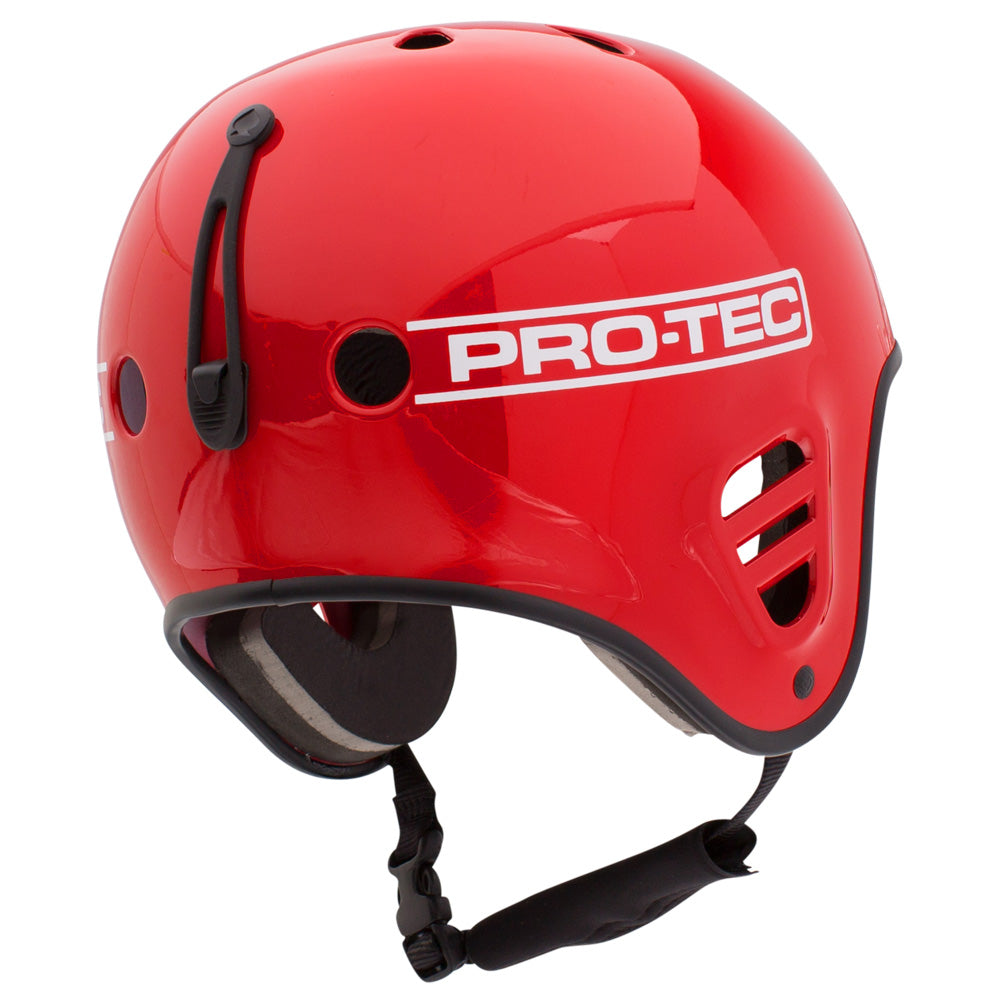 pro-tec-full-cut-water-gloss-red-rescue-casque-skate-eau-avec-clip image 4