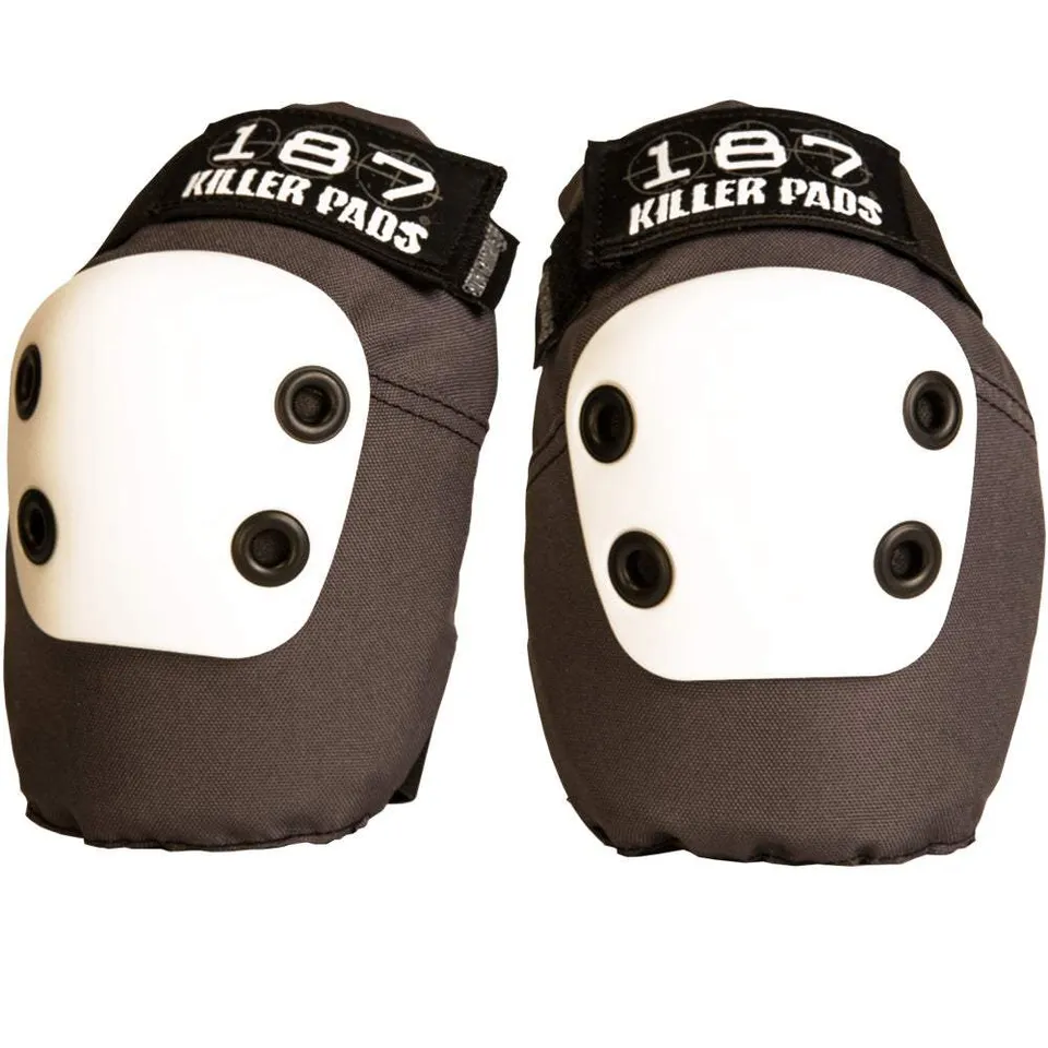 187-killer-pads-slim-elbow-pad-coudi-re-gris-caps-blanc image 1
