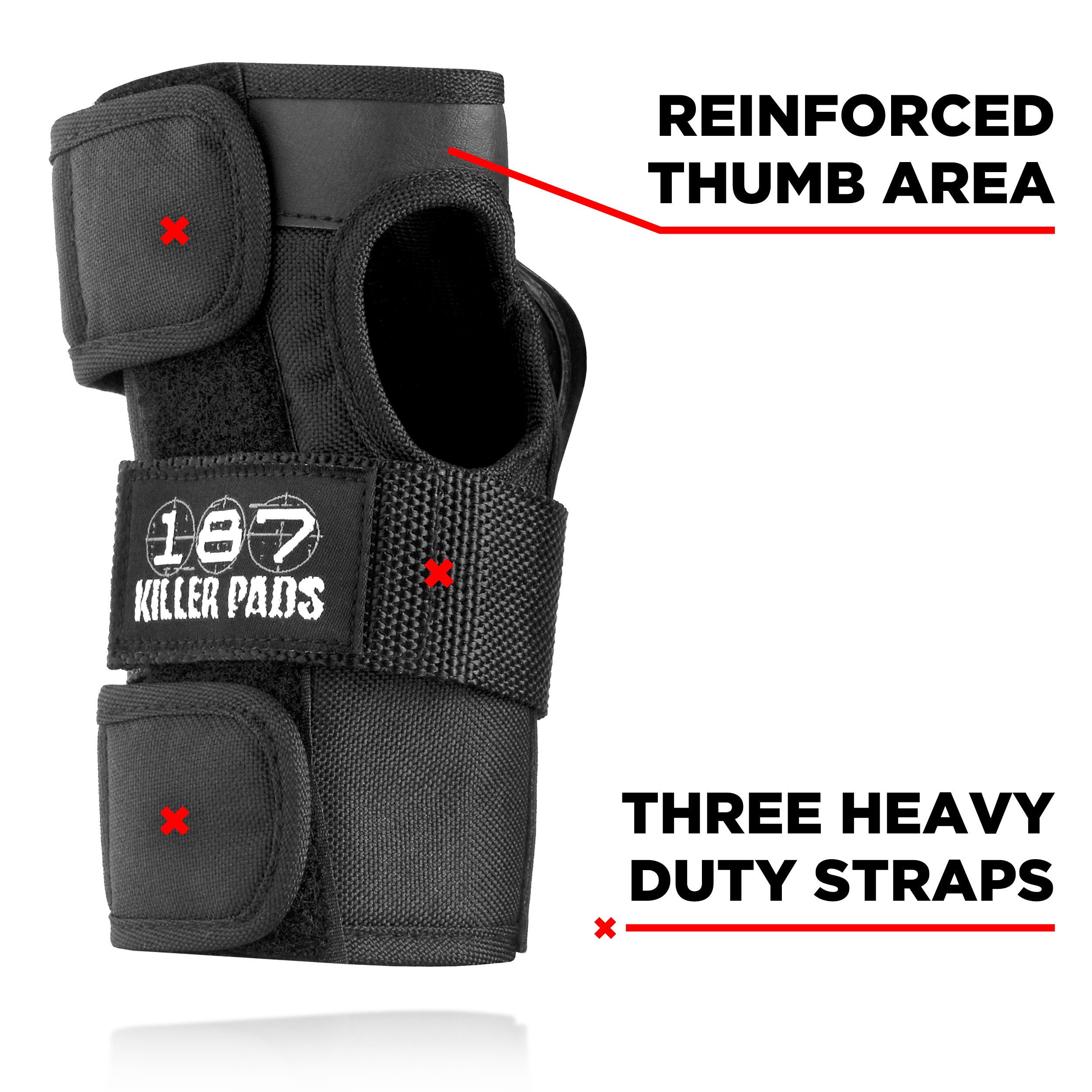 187-killer-pads-prot-ge-poignet-wrist-guard-black image 2