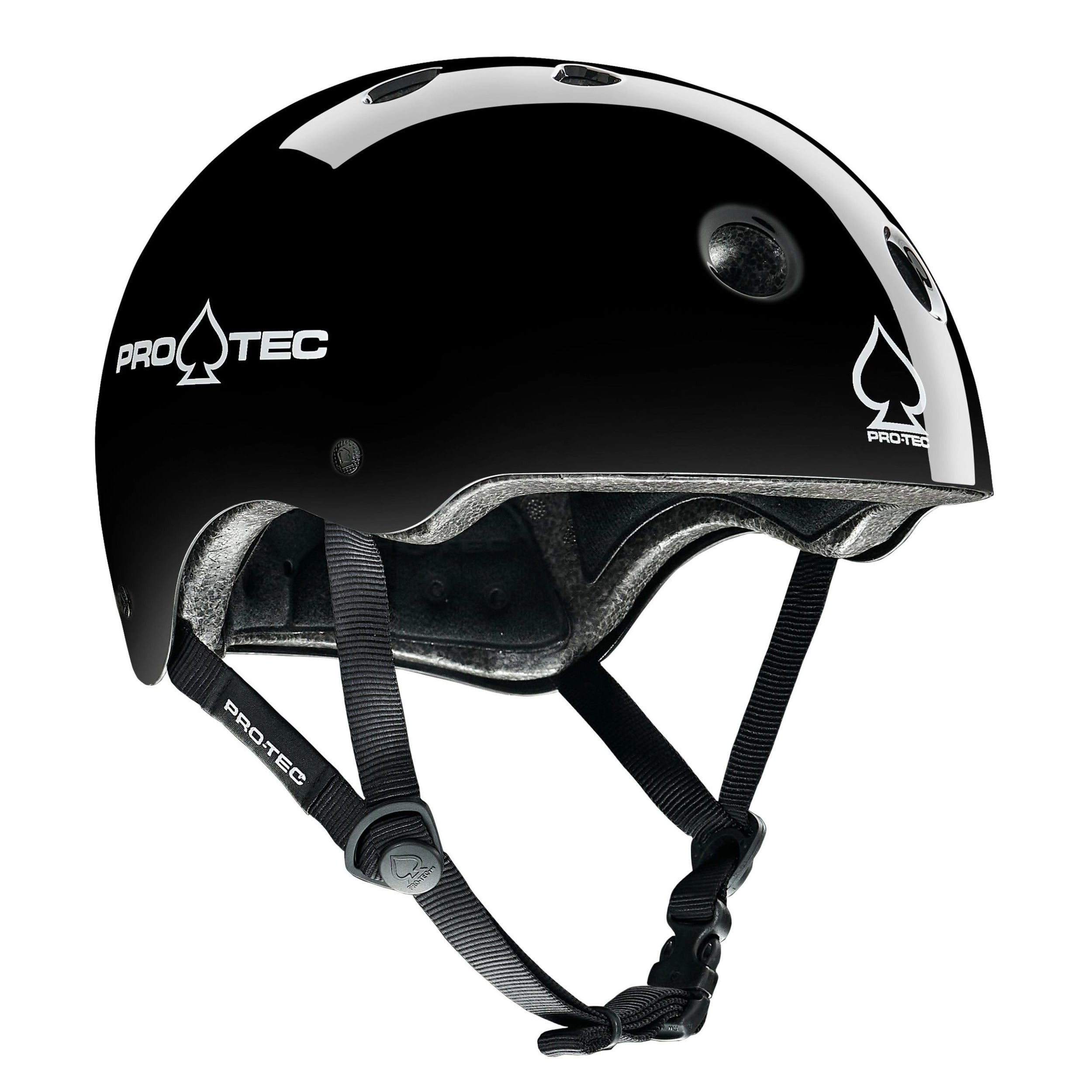 pro-tec-classic-certified-casque-skate-noir-brillant image 1