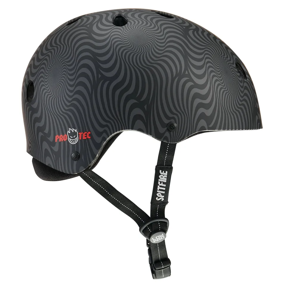 pro-tec-low-pro-casque-certifi-spitfire-edition-black-swirl image 1