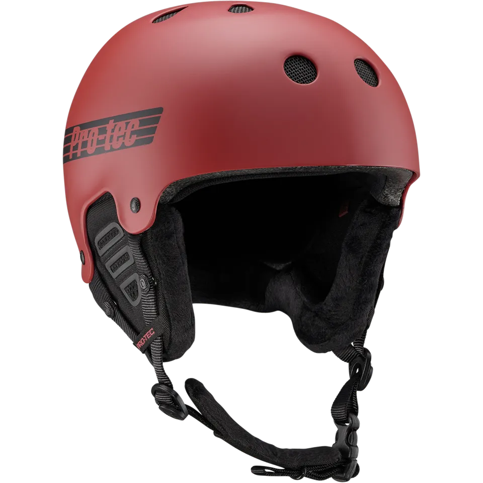 pro-tec-old-school-snow-mips-casque-ski-matte-red image 1