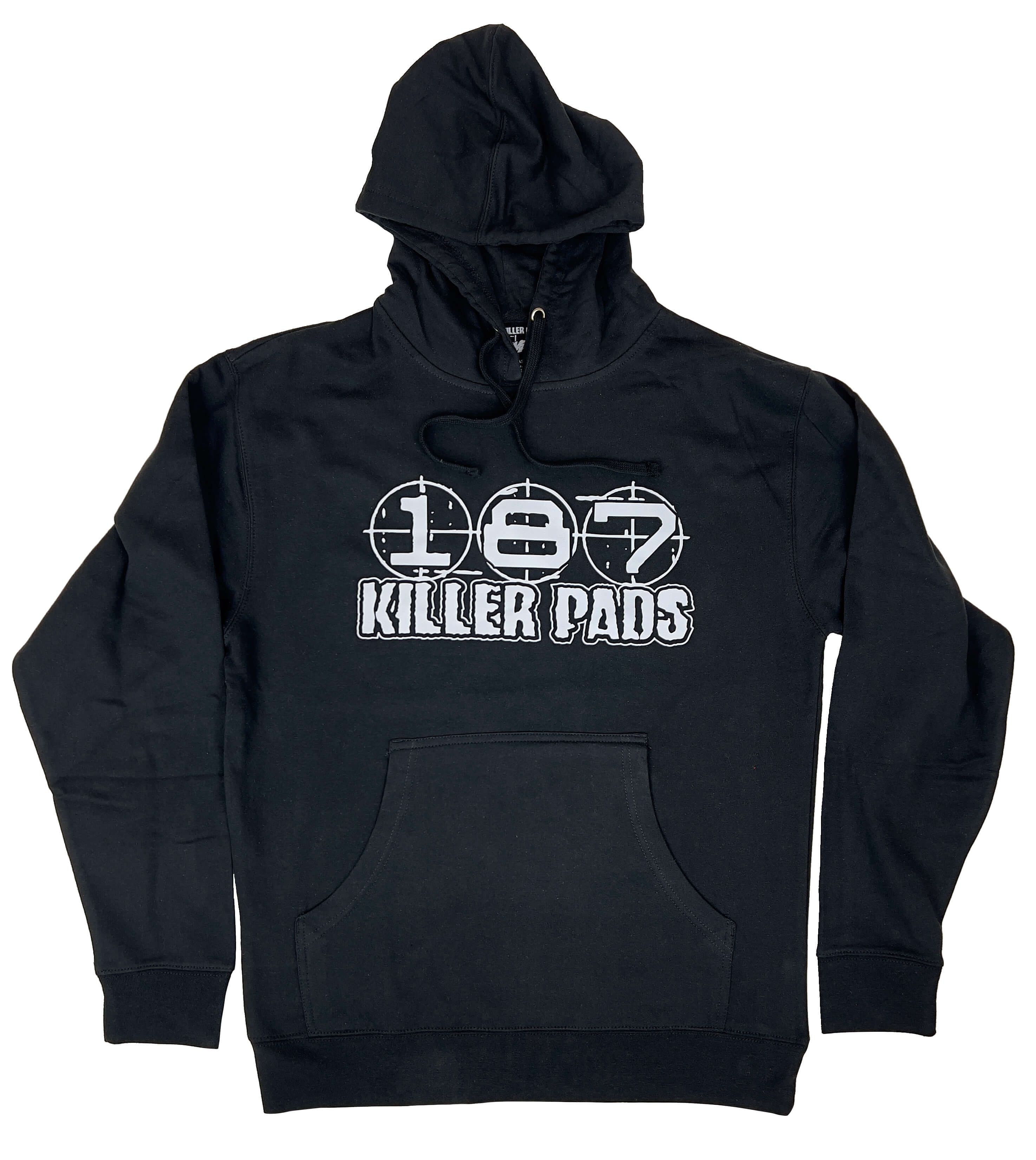 187-killer-pads-block-logo-hoodie-noir image 1