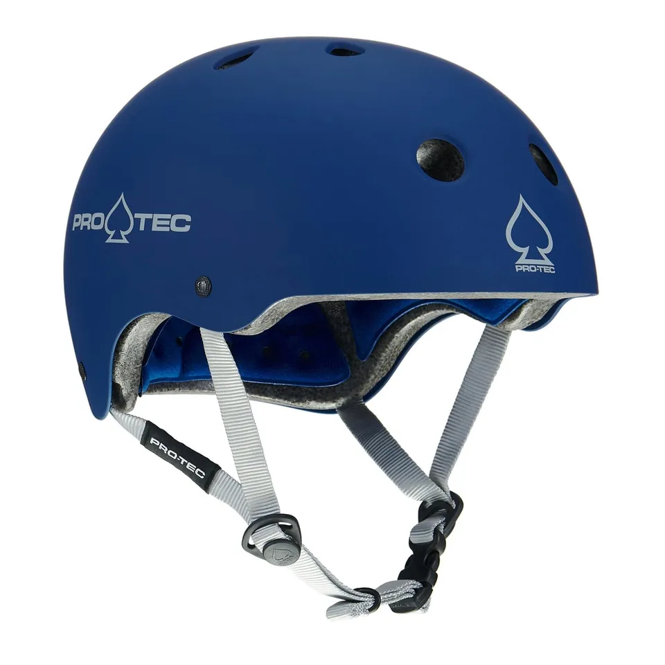 pro-tec-classic-certified-casque-skate-bleu-mat image 1