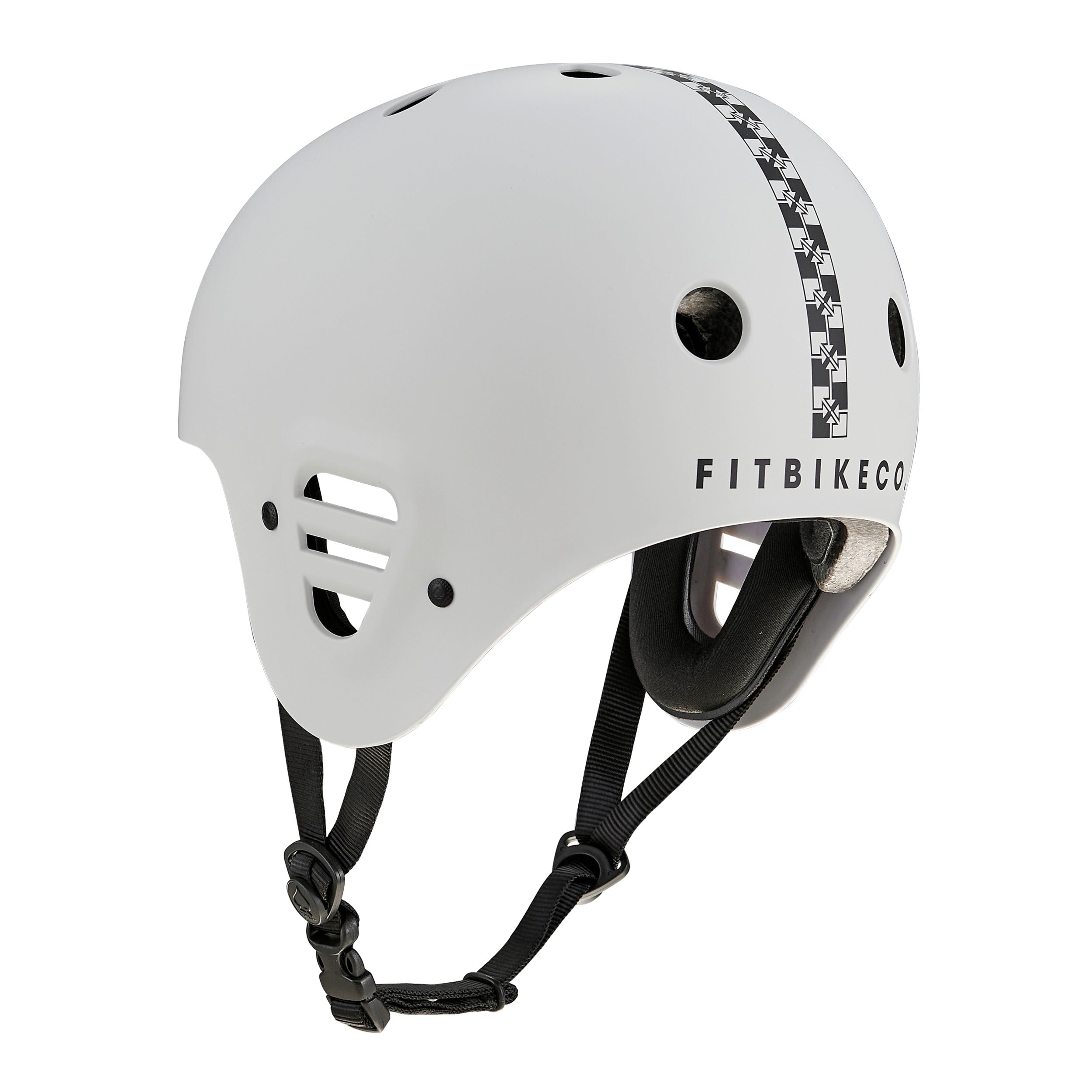 pro-tec-full-cut-certified-casque-fit-checkered-gris-clair-mat image 3
