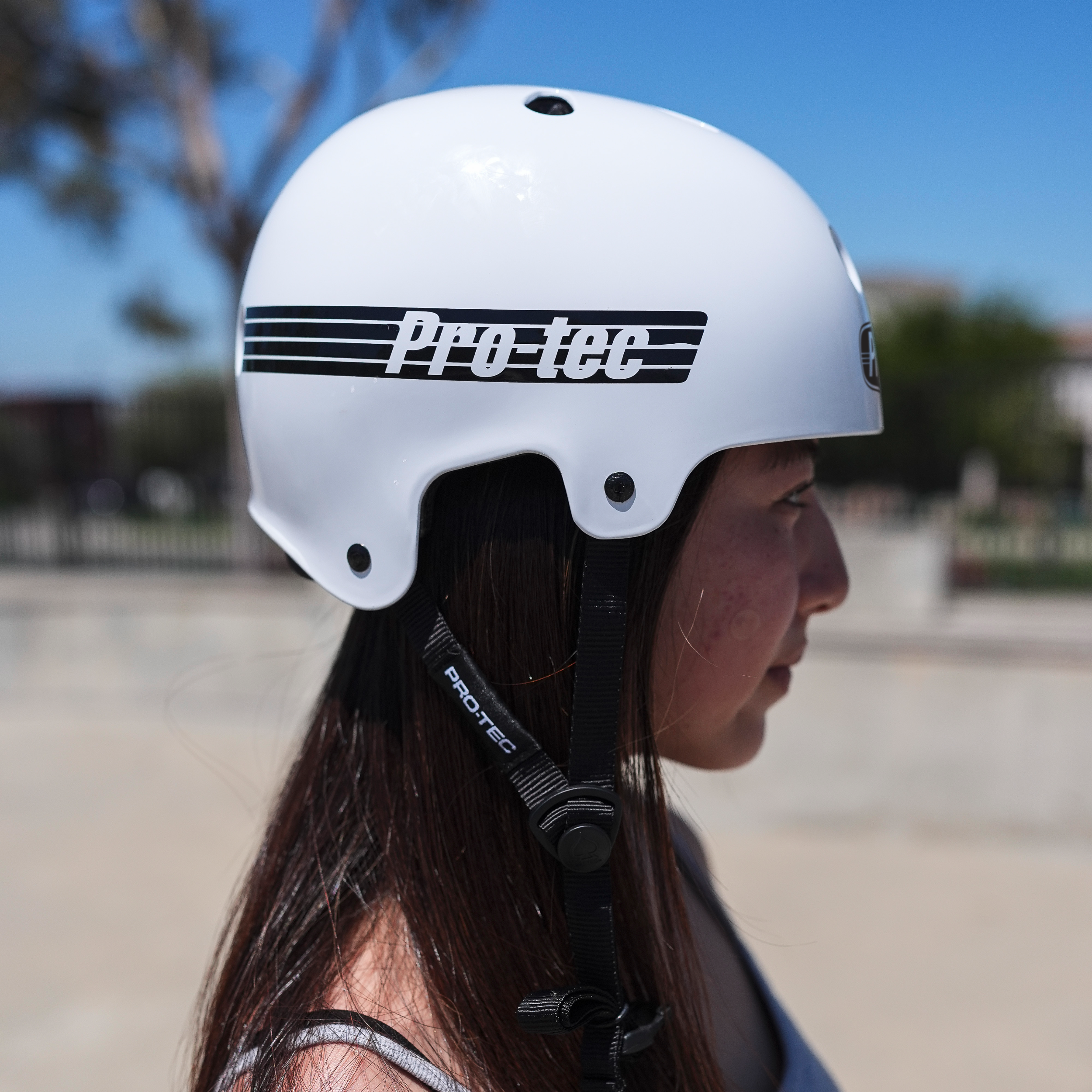 pro-tec-old-school-low-pro-casque-certifi-blanc-brillant image 8