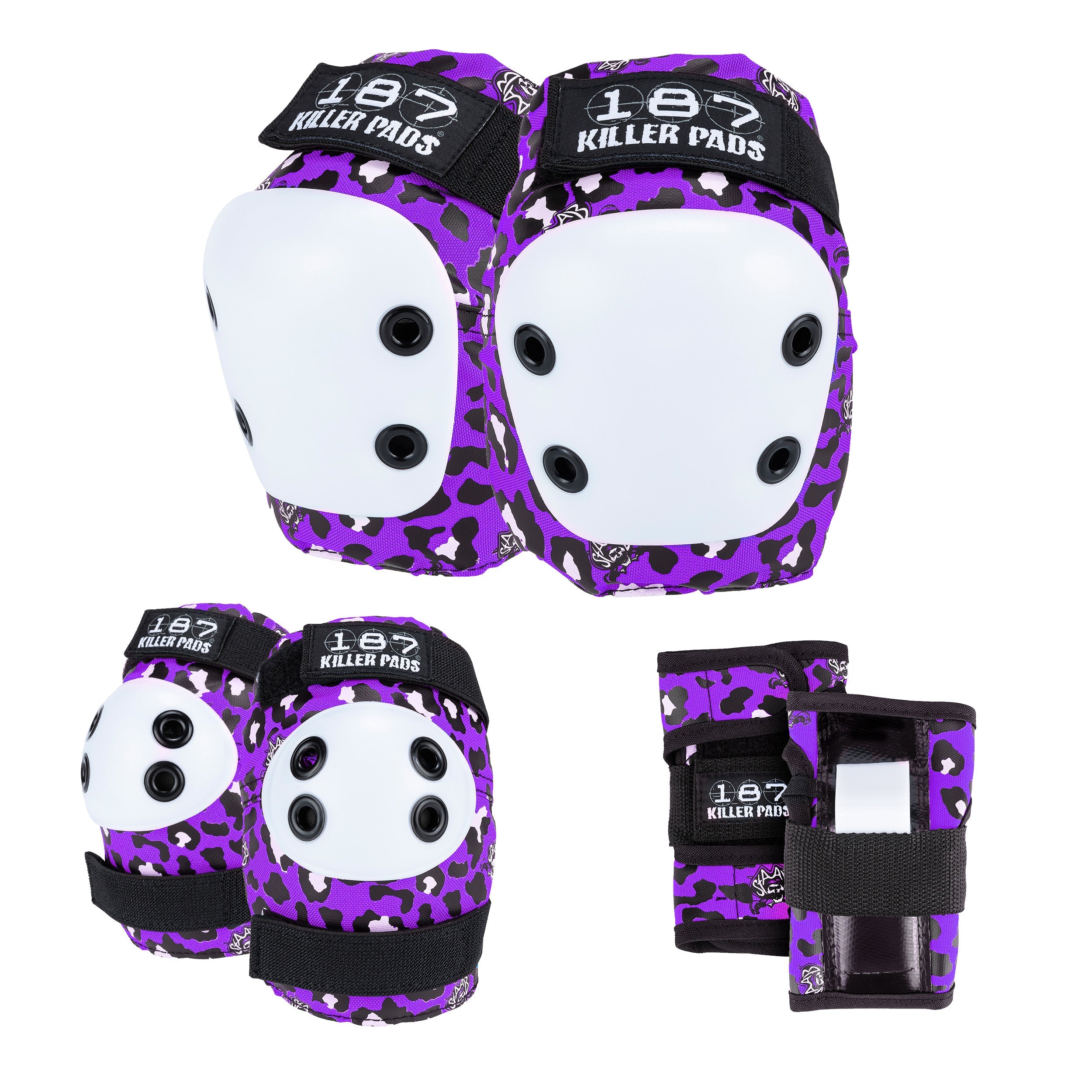 187-killer-pads-kids-six-pack-junior-staab-purple image 1