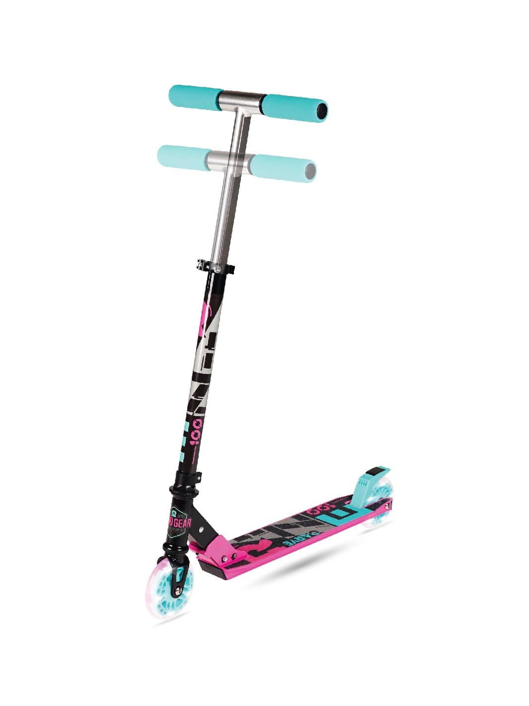 madd-gear-rize-100-trottinette-pliable-roues-lumineuses-pink-teal image 4