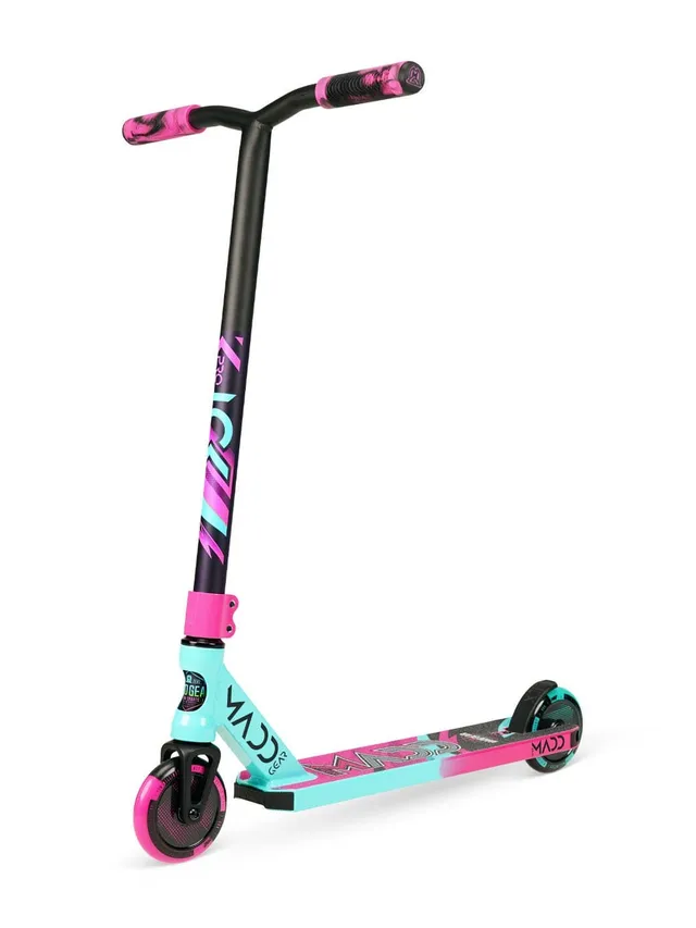 madd-gear-kick-pro-trottinette-freestyle-teal-pink image 1