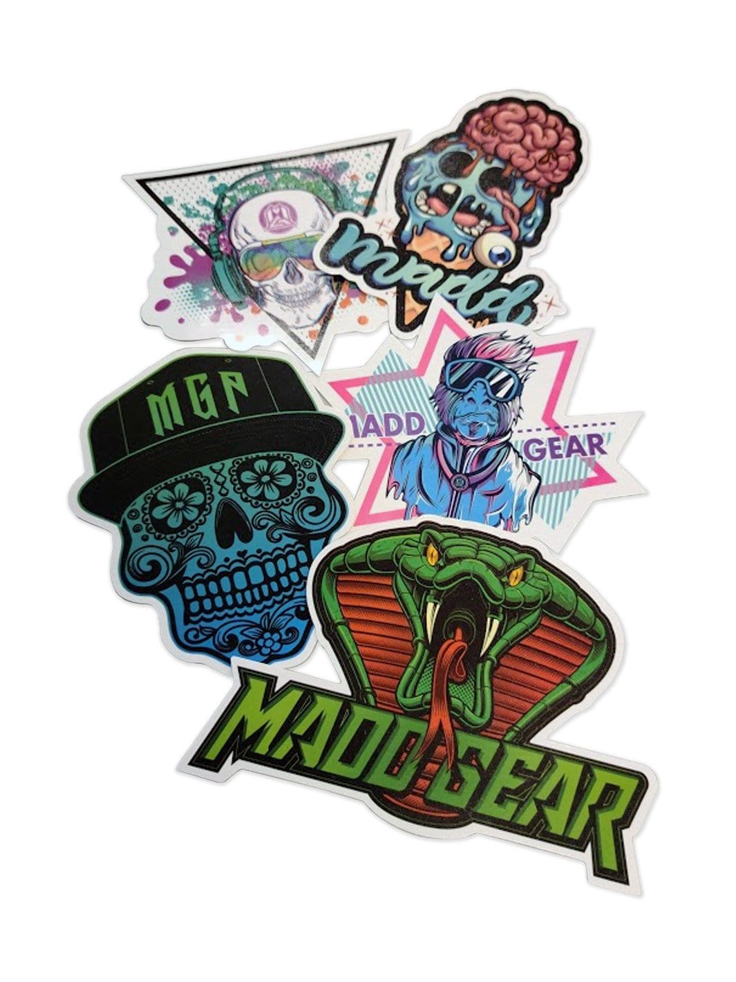 madd-gear-sticker-pack-lot-de-5-autocollants image 1