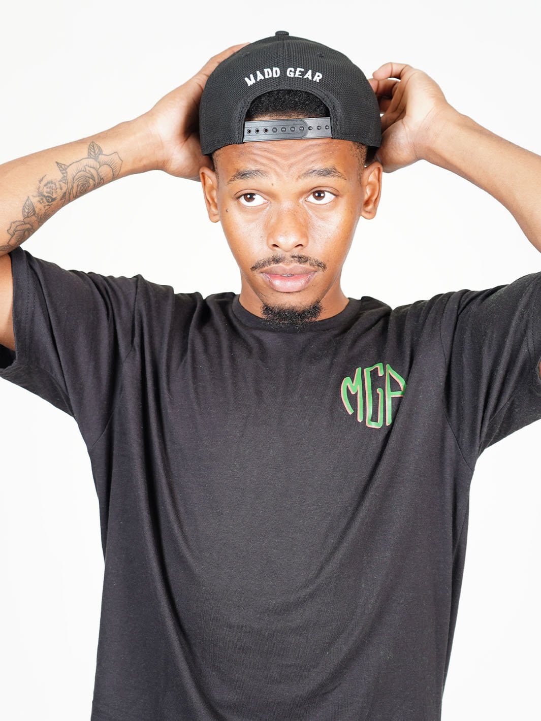 madd-gear-mgx-casquette-snapback-noire image 2