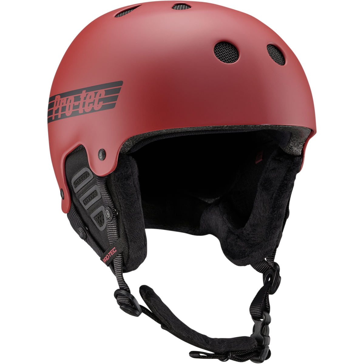 pro-tec-old-school-snow-mips-casque-ski-matte-red image 1