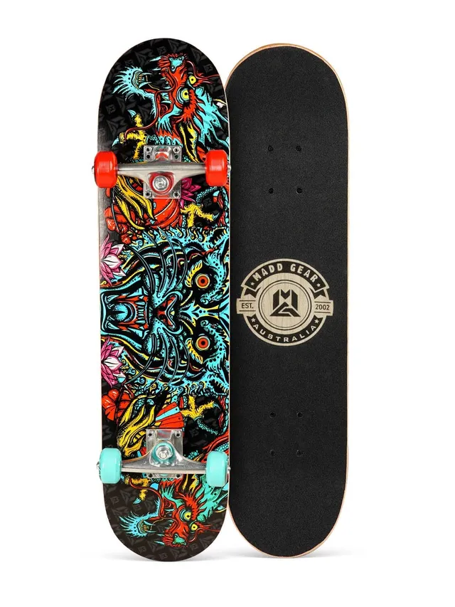 madd-gear-nollie-spec-skateboard-31-complet-prismatic-power image 1