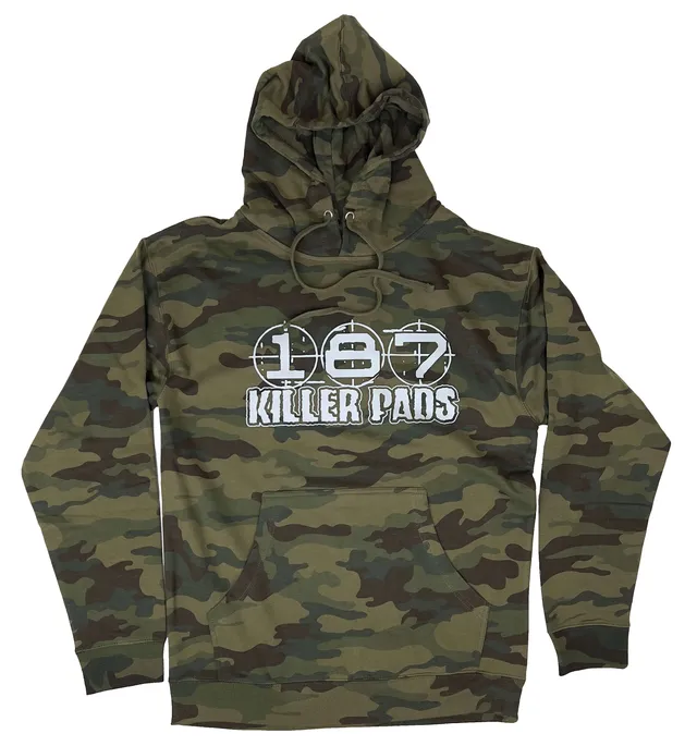 187-killer-pads-block-logo-hoodie-sweat-forest-camo image 1