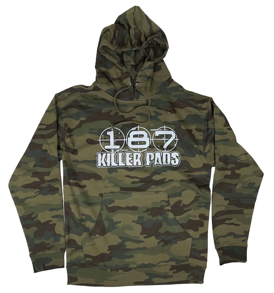 187-killer-pads-block-logo-hoodie-sweat-forest-camo image 1