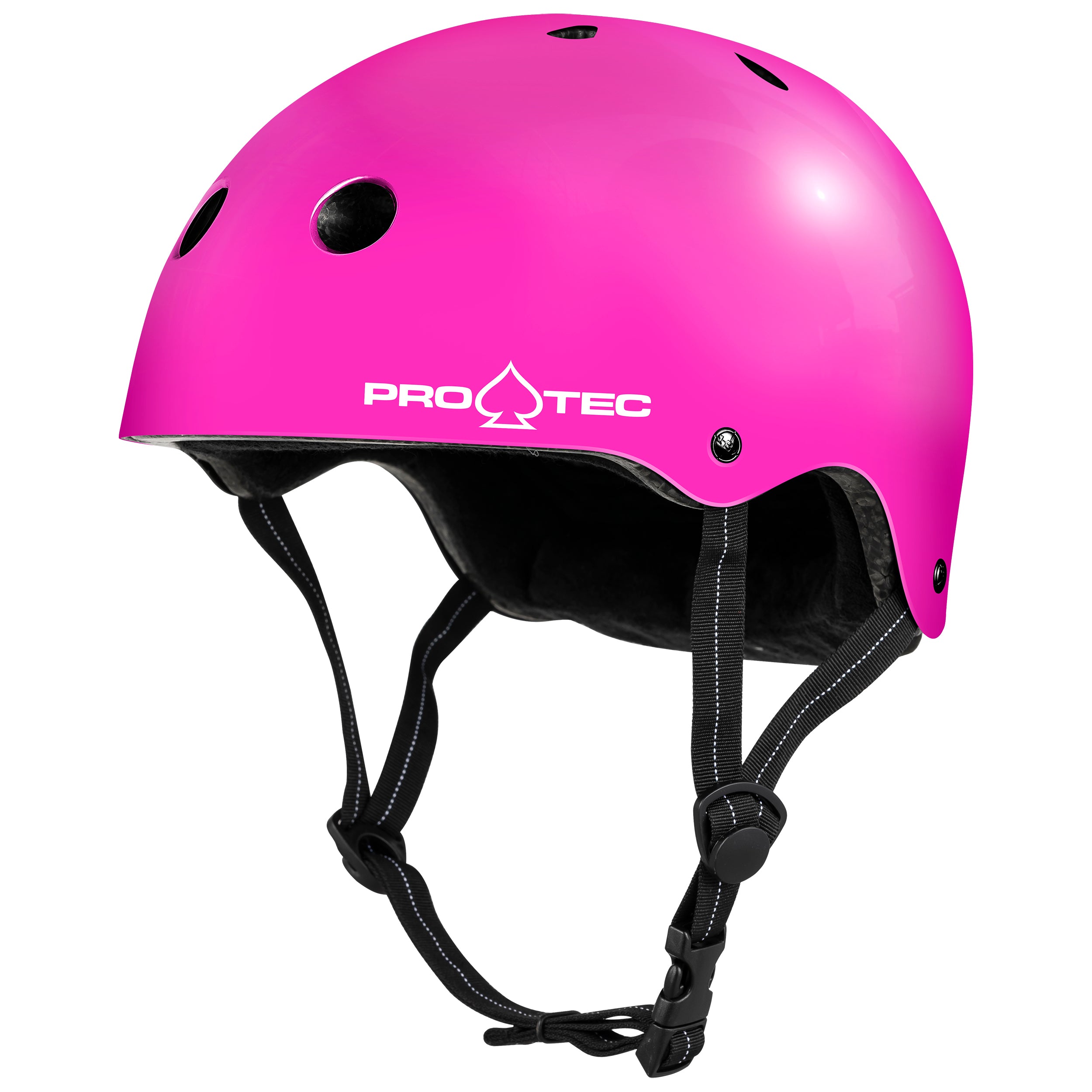 pro-tec-low-pro-casque-certifi-rose-brillant image 3
