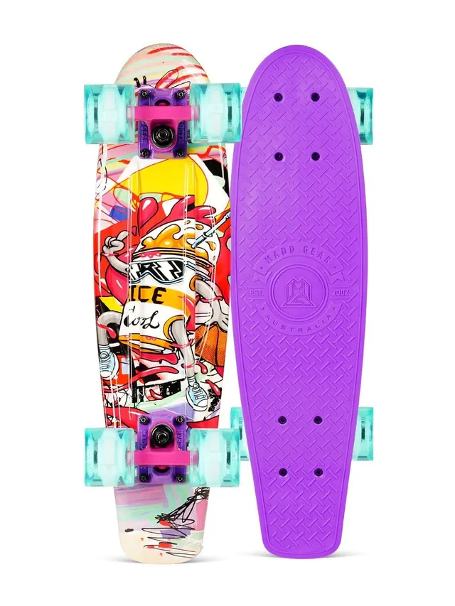 madd-gear-light-up-complete-skateboard-retro-22-baller image 1