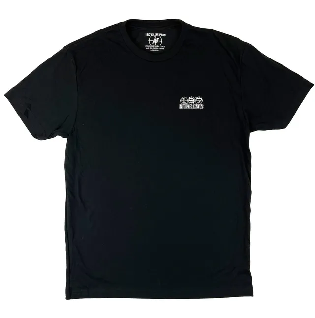 187-killer-pads-embroidered-block-t-shirt-noir image 1