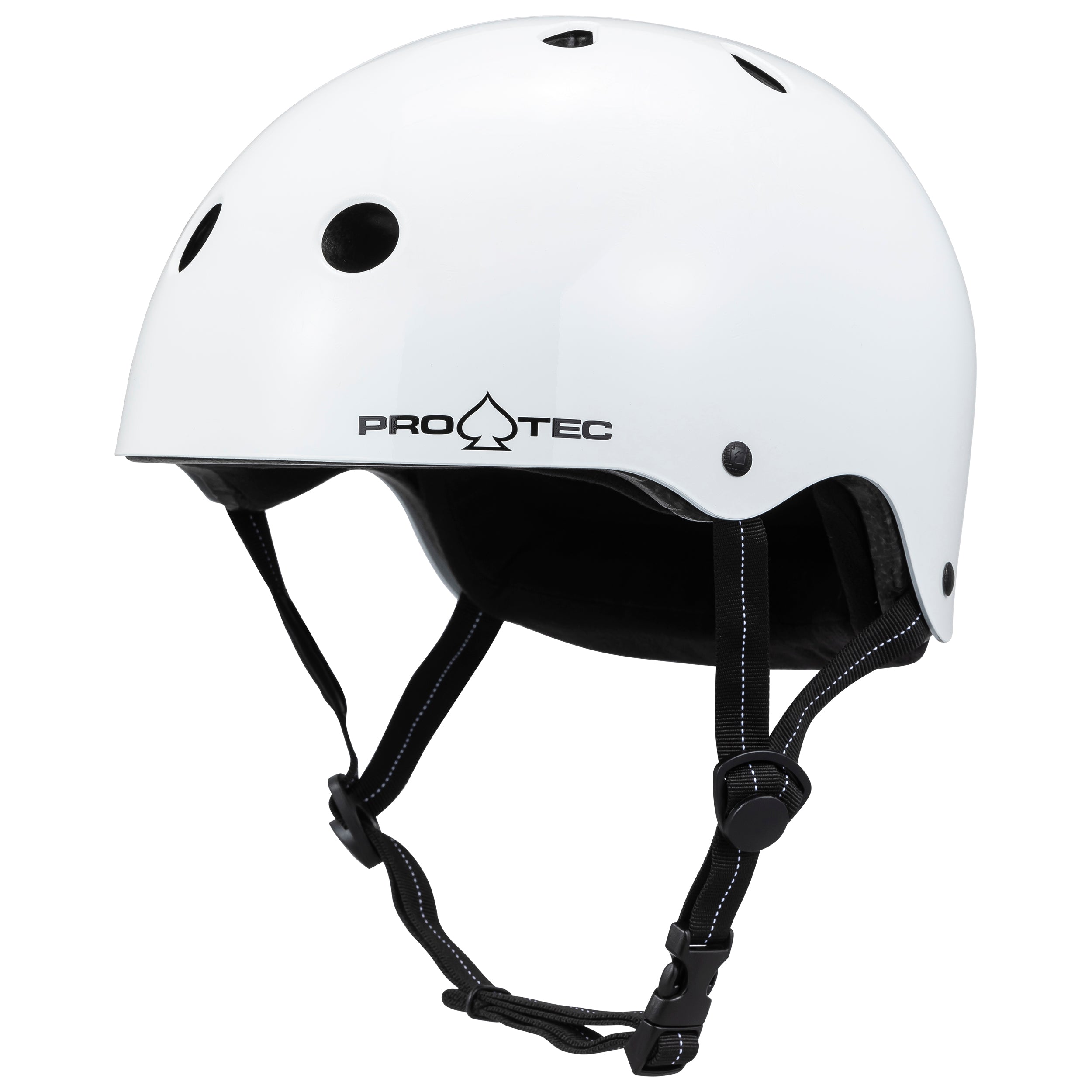 pro-tec-low-pro-certified-helmet-casque-certifi-gloss-white image 3
