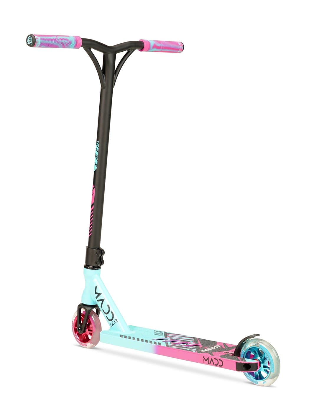 madd-gear-kick-extreme-trottinette-freestyle-teal-pink image 2