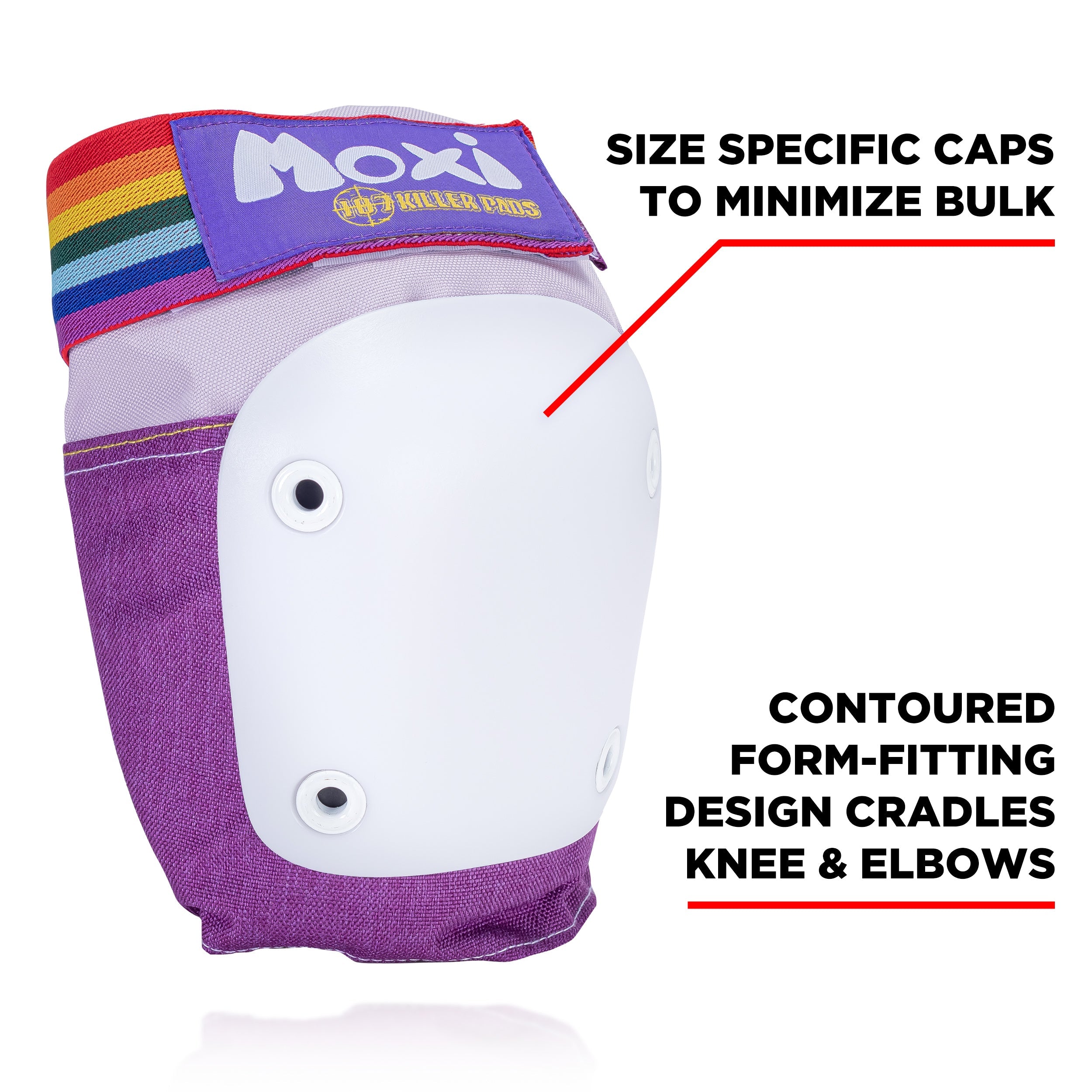 187-killer-pads-moxi-super-six-pack-set-protection-6-pi-ces-lavender image 2