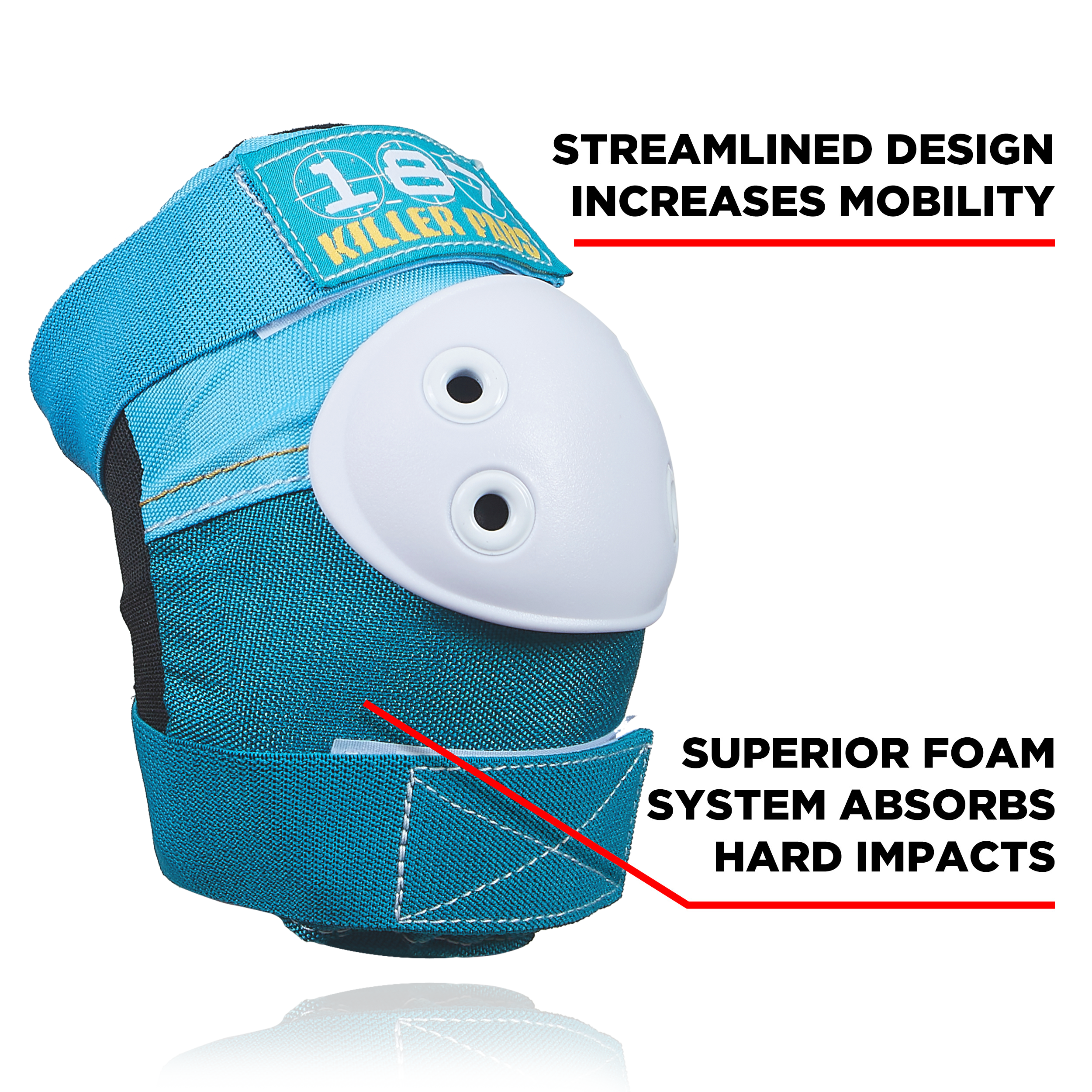 187-killer-pads-pre-k-six-pack-kit-de-protections-teal image 3
