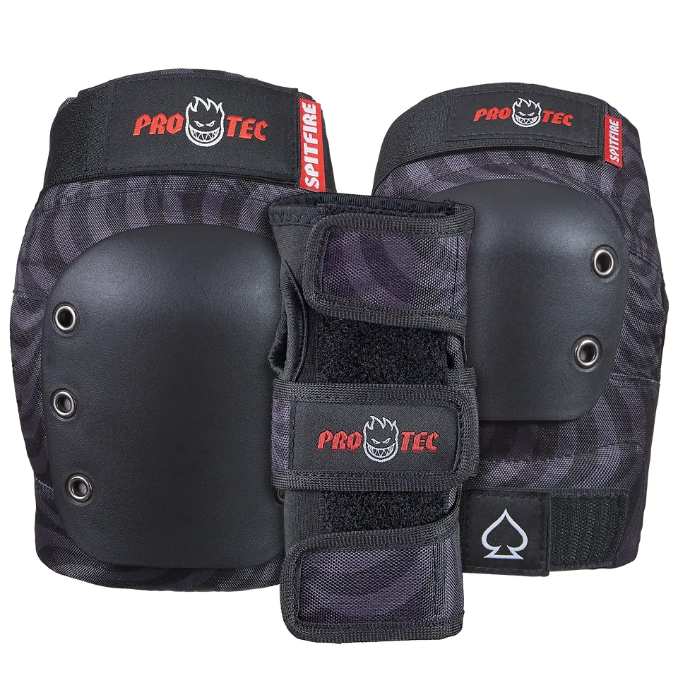 pro-tec-street-gear-3-pack-pad-set-spitfire-signature-edition image 1