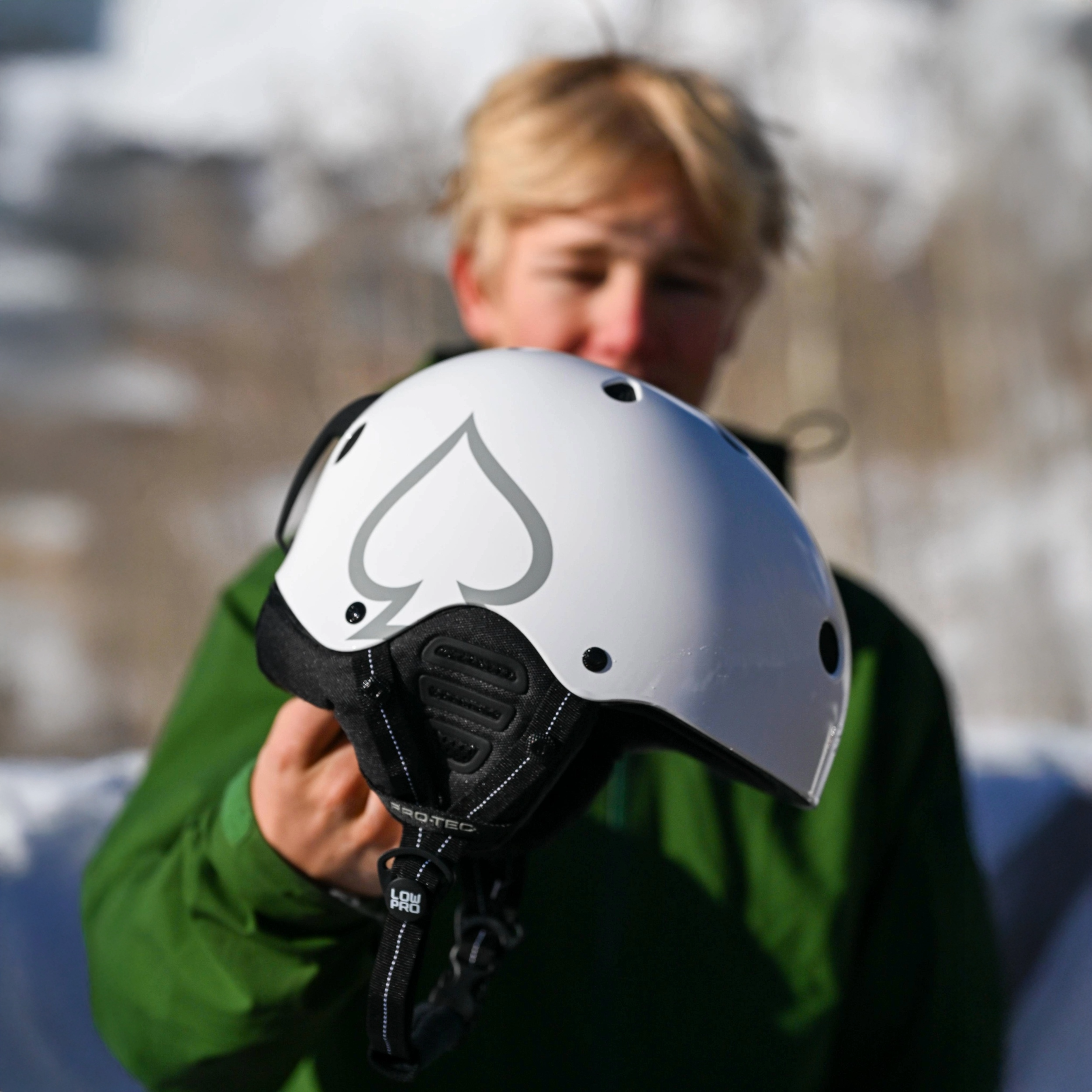pro-tec-low-pro-snow-casque-certifi-blanc-brillant image 8
